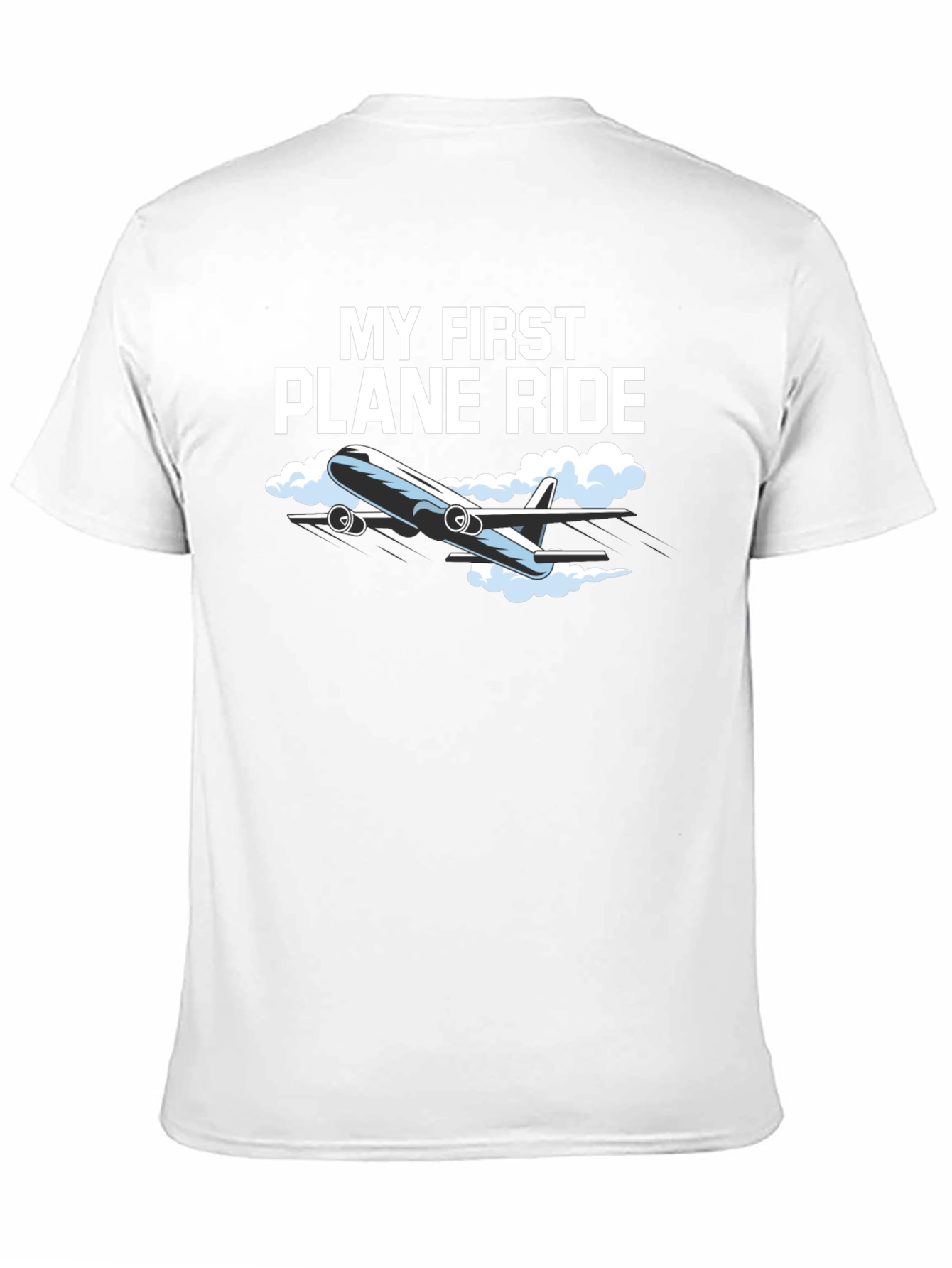 Black My First Plane Ride Graphic Tee - Aviation T-Shirt view 11