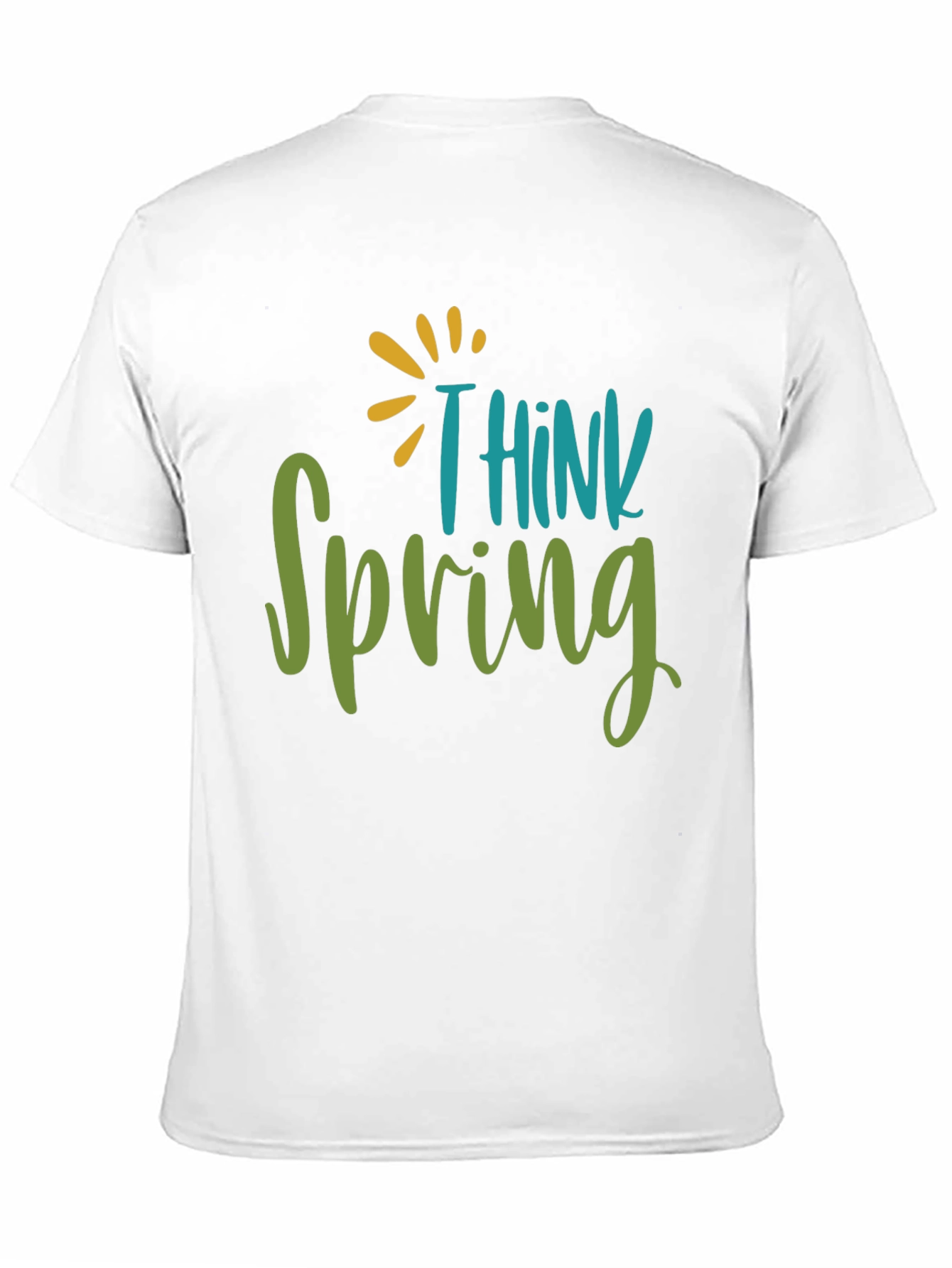 Black Think Spring Graphic Tee - Black view 11