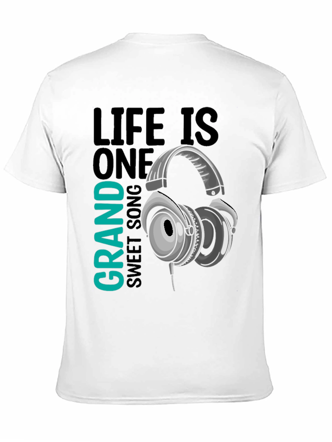 Black Life is One Grand Sweet Song Graphic Tee view 11