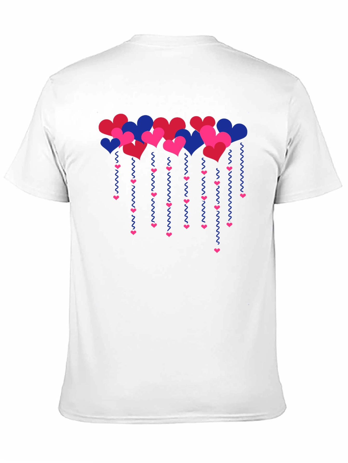 Black Bi Pride Heart T-Shirt - Show Your Colors! view 11