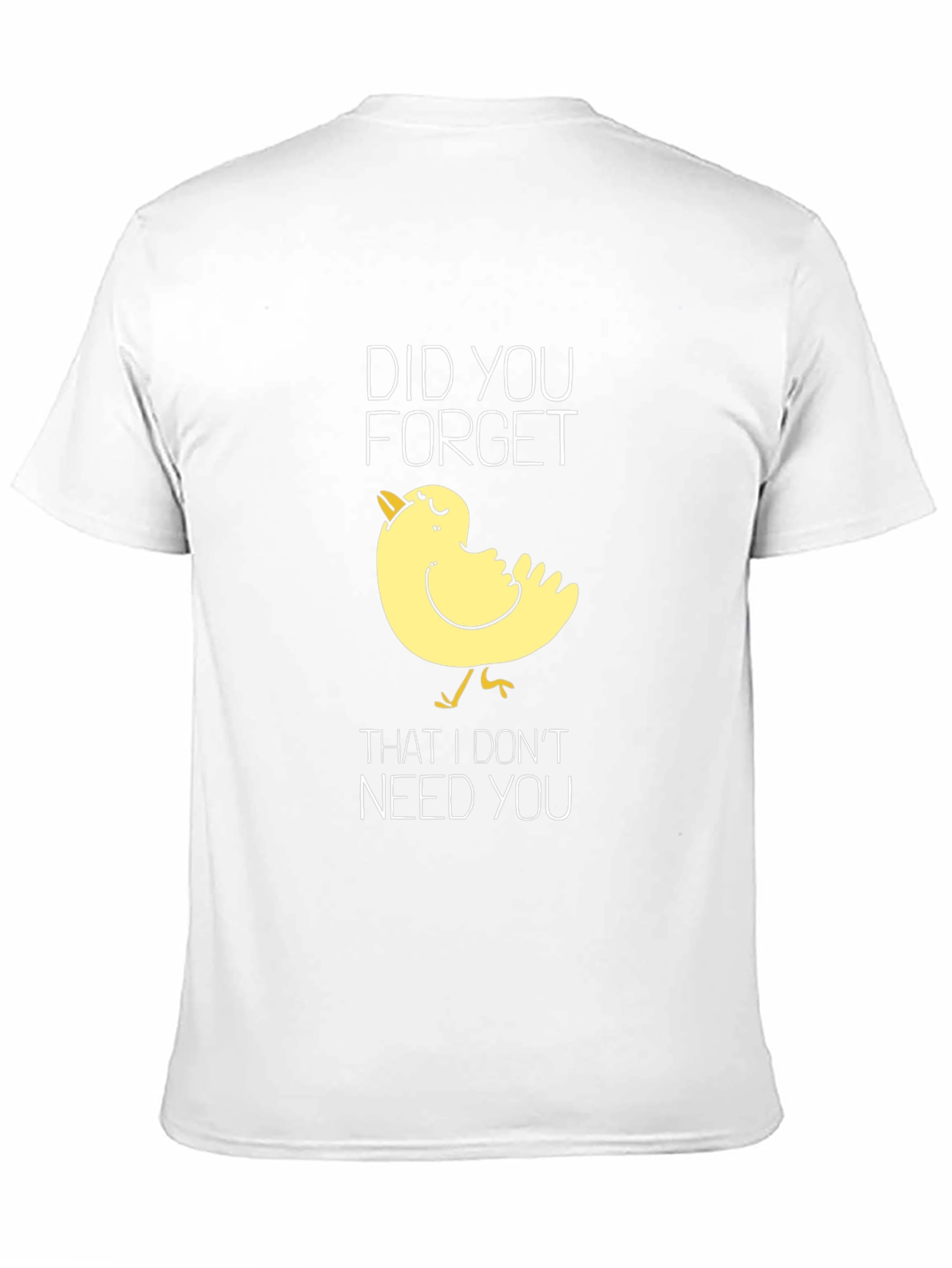 Black Funny Chick T-Shirt - Sarcastic Bird Tee view 11