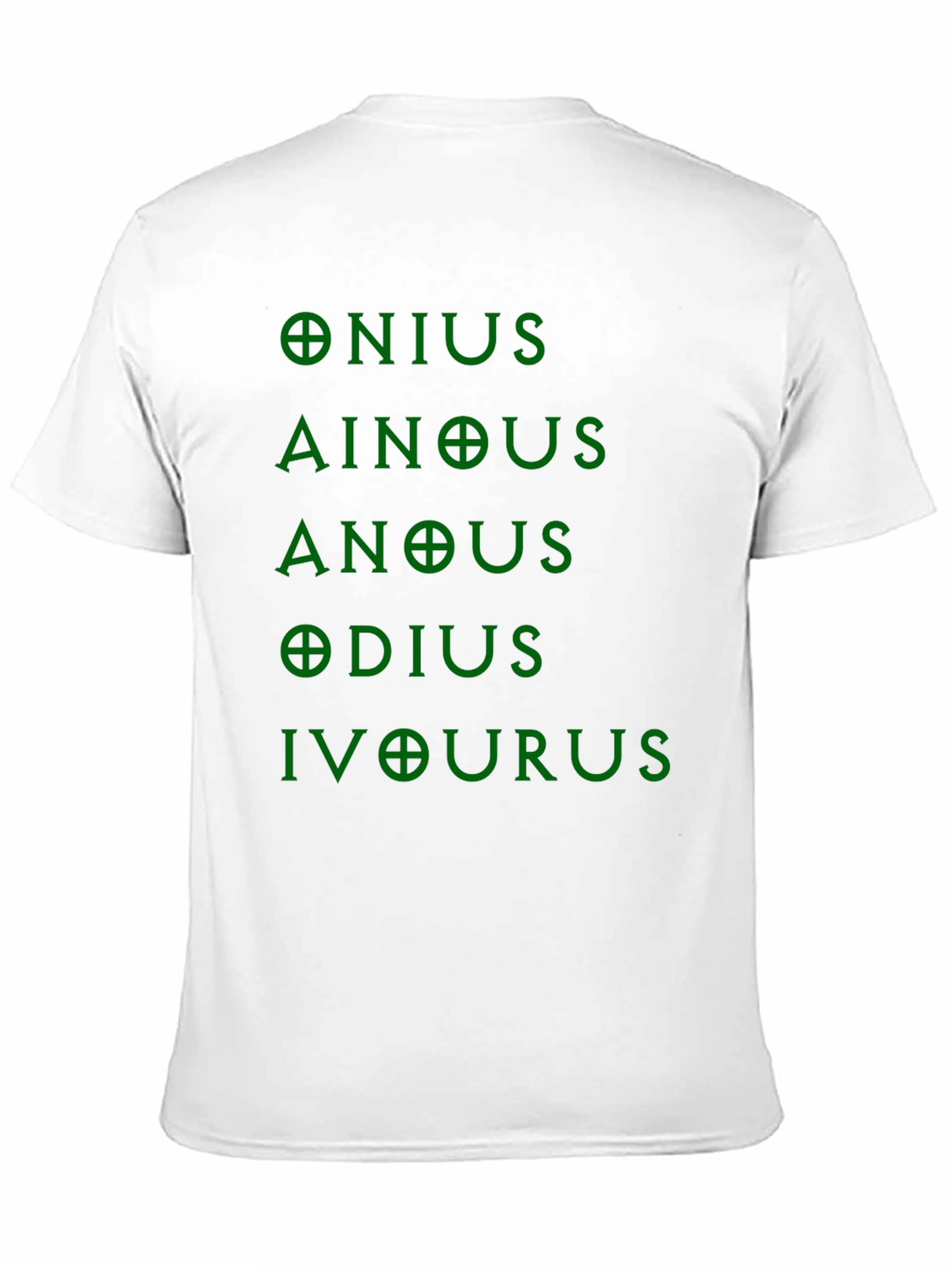 Black Onious Ainous Anous Odious Ivourus T-Shirt view 11