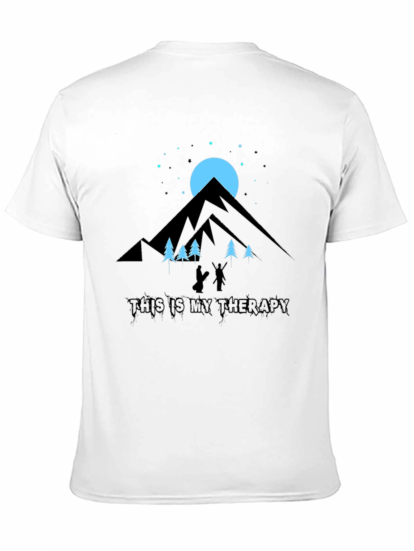 Black Mountain Therapy Black Graphic Tee view 11