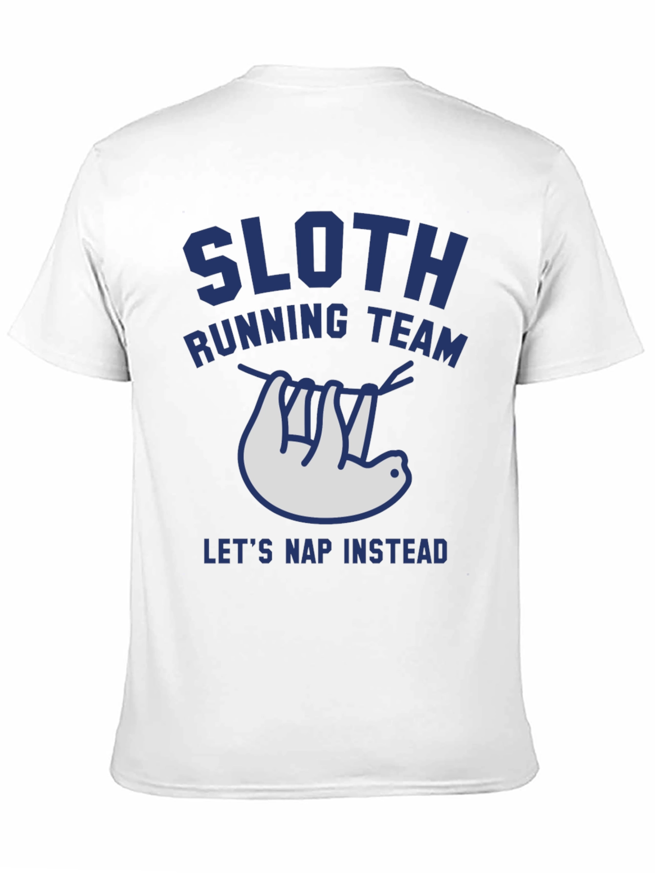 Black Sloth Running Team Tee - Let's Nap Instead view 11