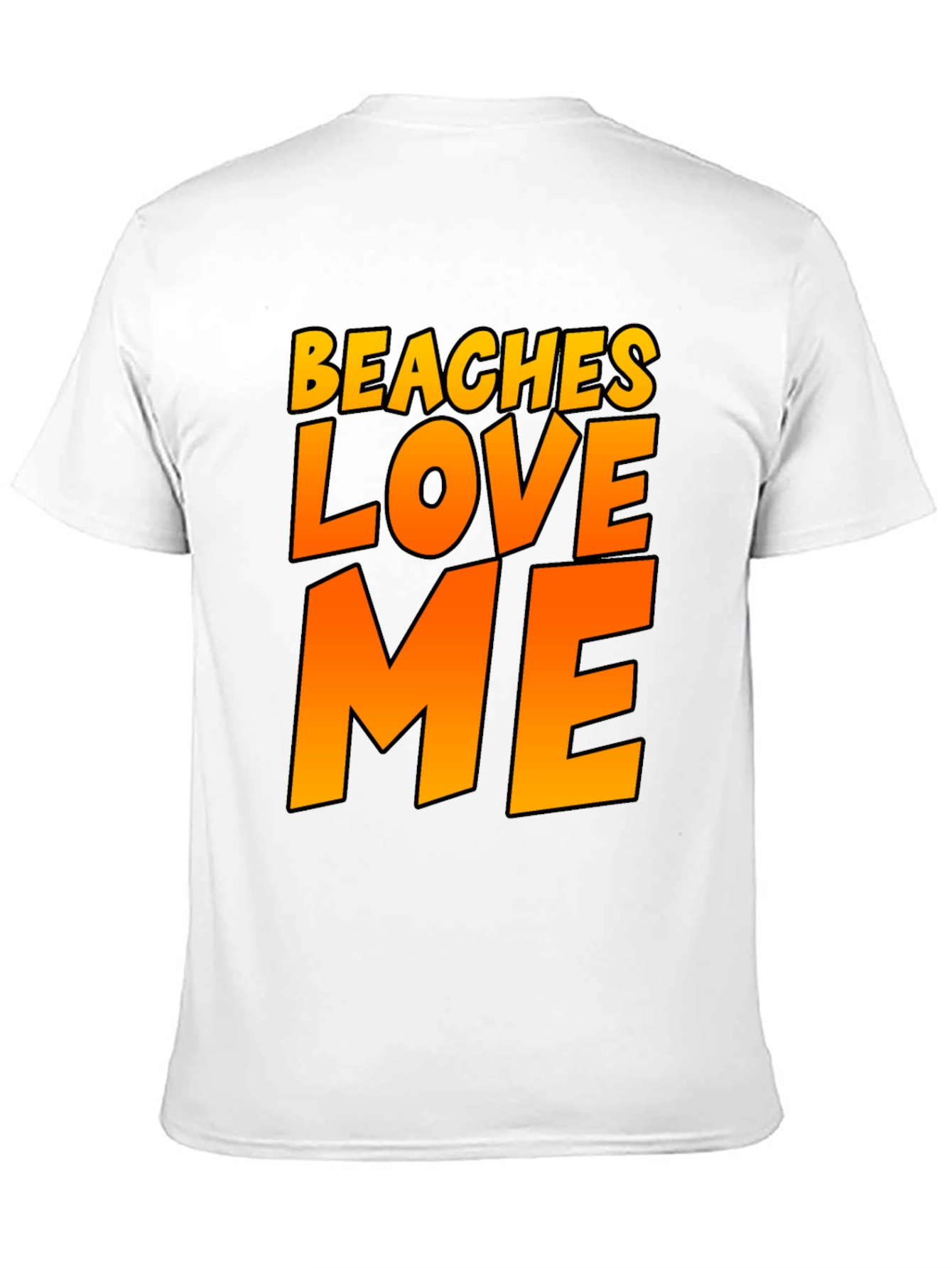 Black Beaches Love Me Graphic Tee - Black Summer Fun Shirt view 11