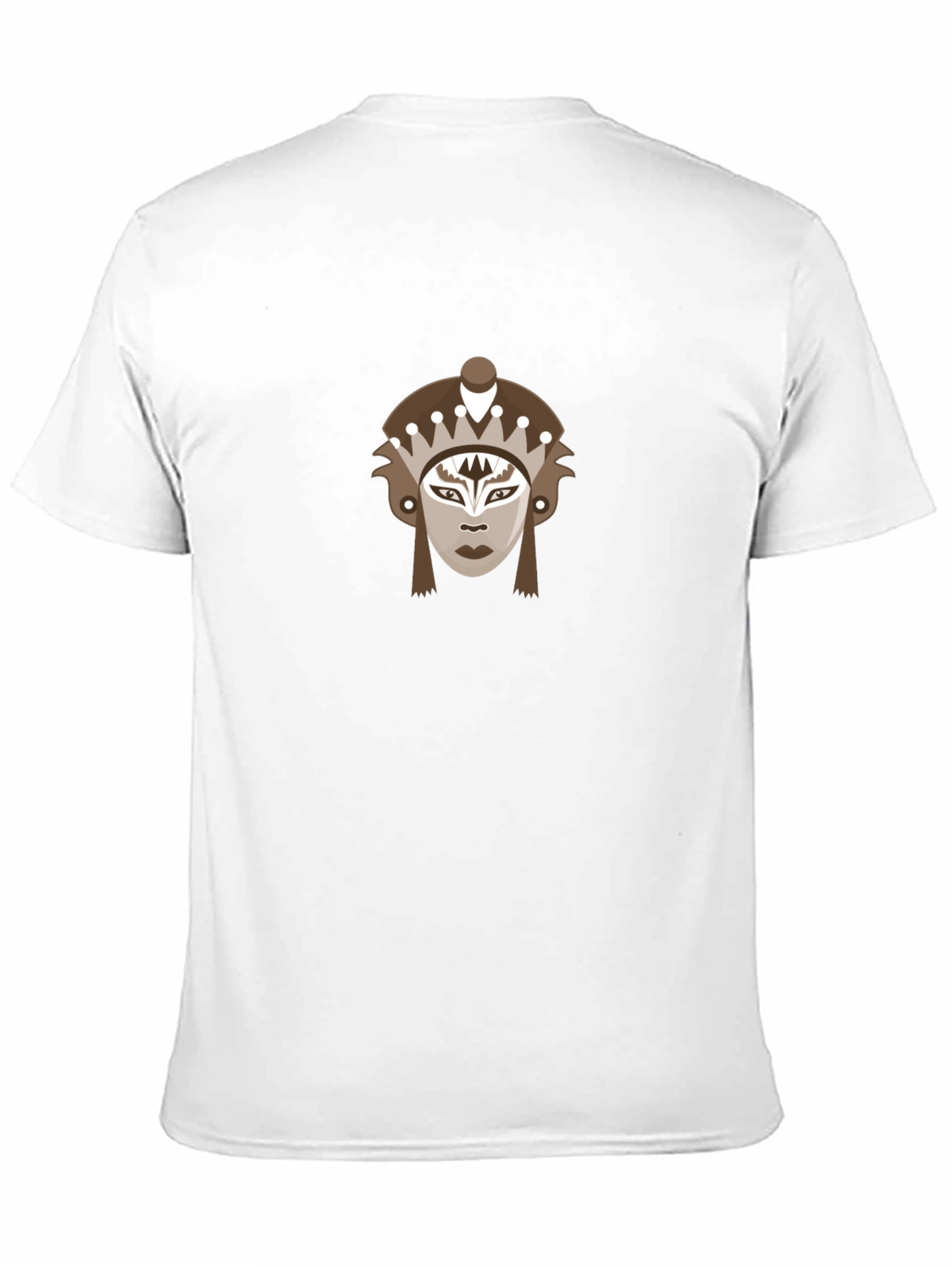 Black Tribal Mask Graphic Tee - Stylish and Unique view 11