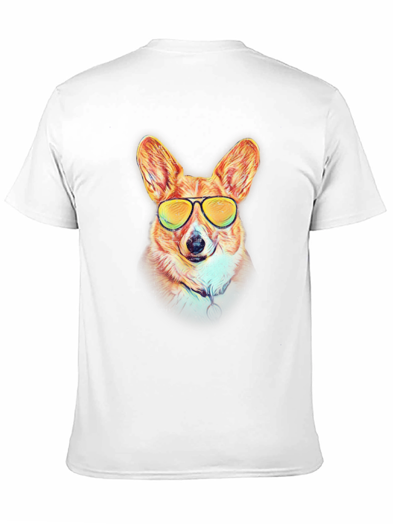 Black Cool Corgi Graphic Tee - Black view 11
