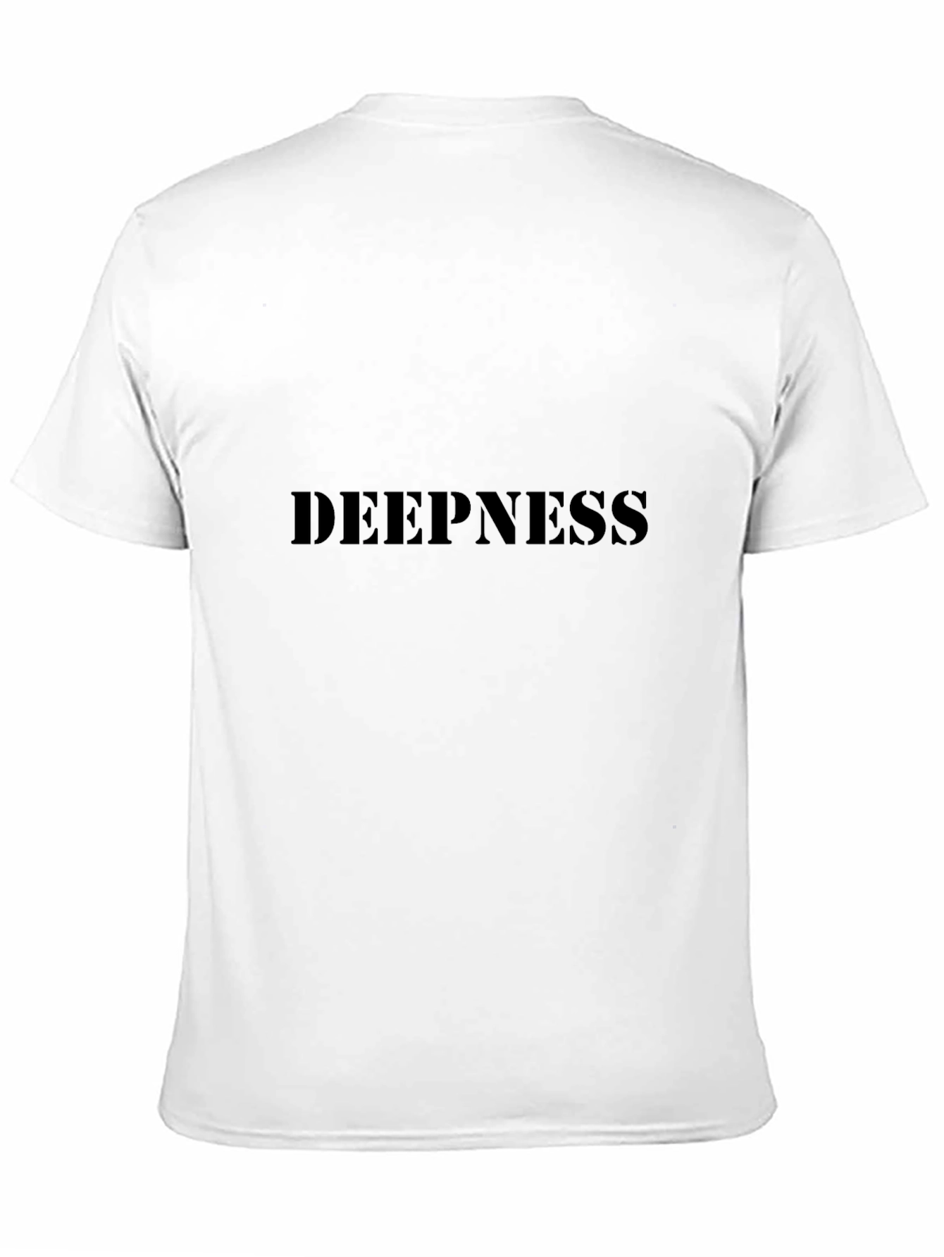 Black Deepness Black Crew Neck T-Shirt view 11