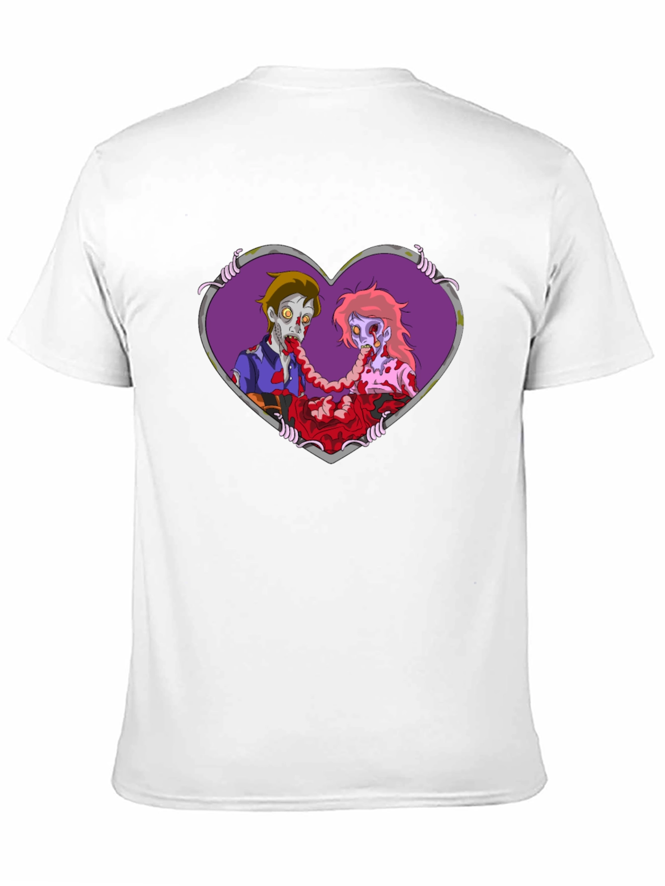 Black Zombie Love T-Shirt - Black Tee view 11
