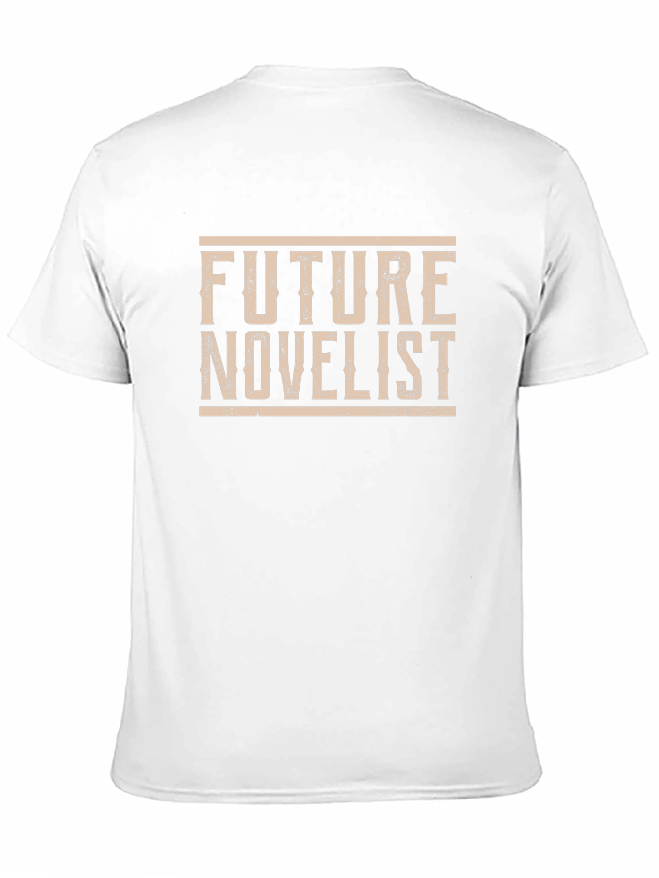 Black Future Novelist Graphic T-Shirt - Black Cotton Tee view 11
