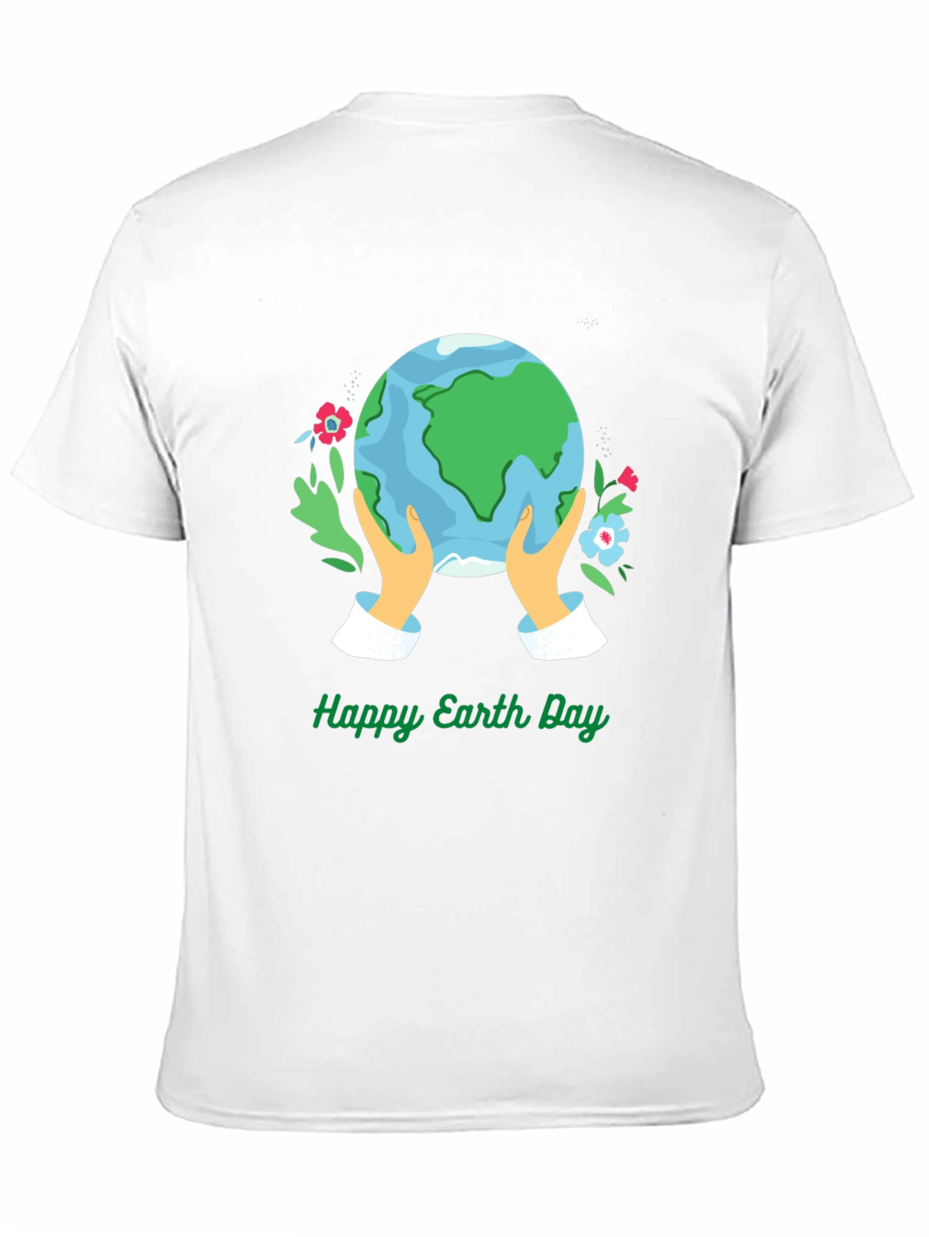 Black Happy Earth Day Graphic Tee - Black view 11
