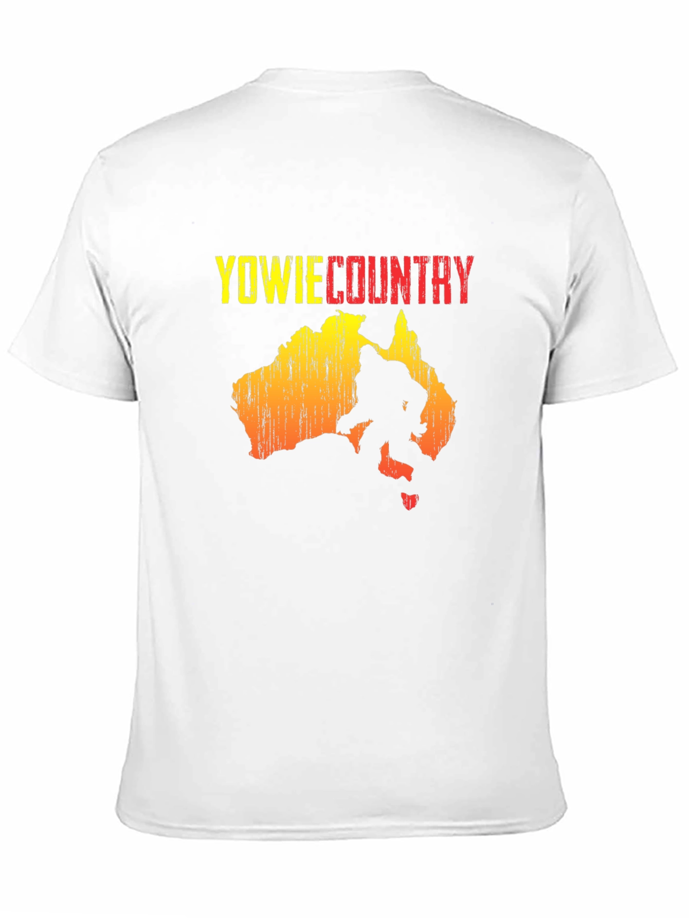 Black Yowie Country T-Shirt - Australia Bigfoot view 11