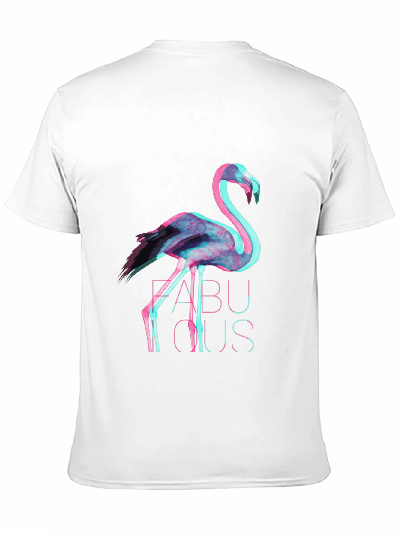Black Men's Black Flamingo Fabulous Graphic Tee view 11