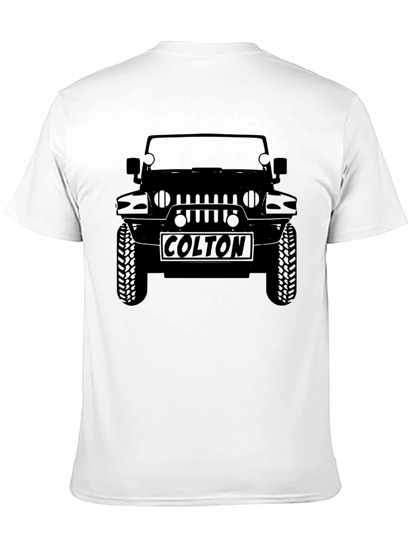 Black Colton Jeep Black Graphic T-Shirt view 11