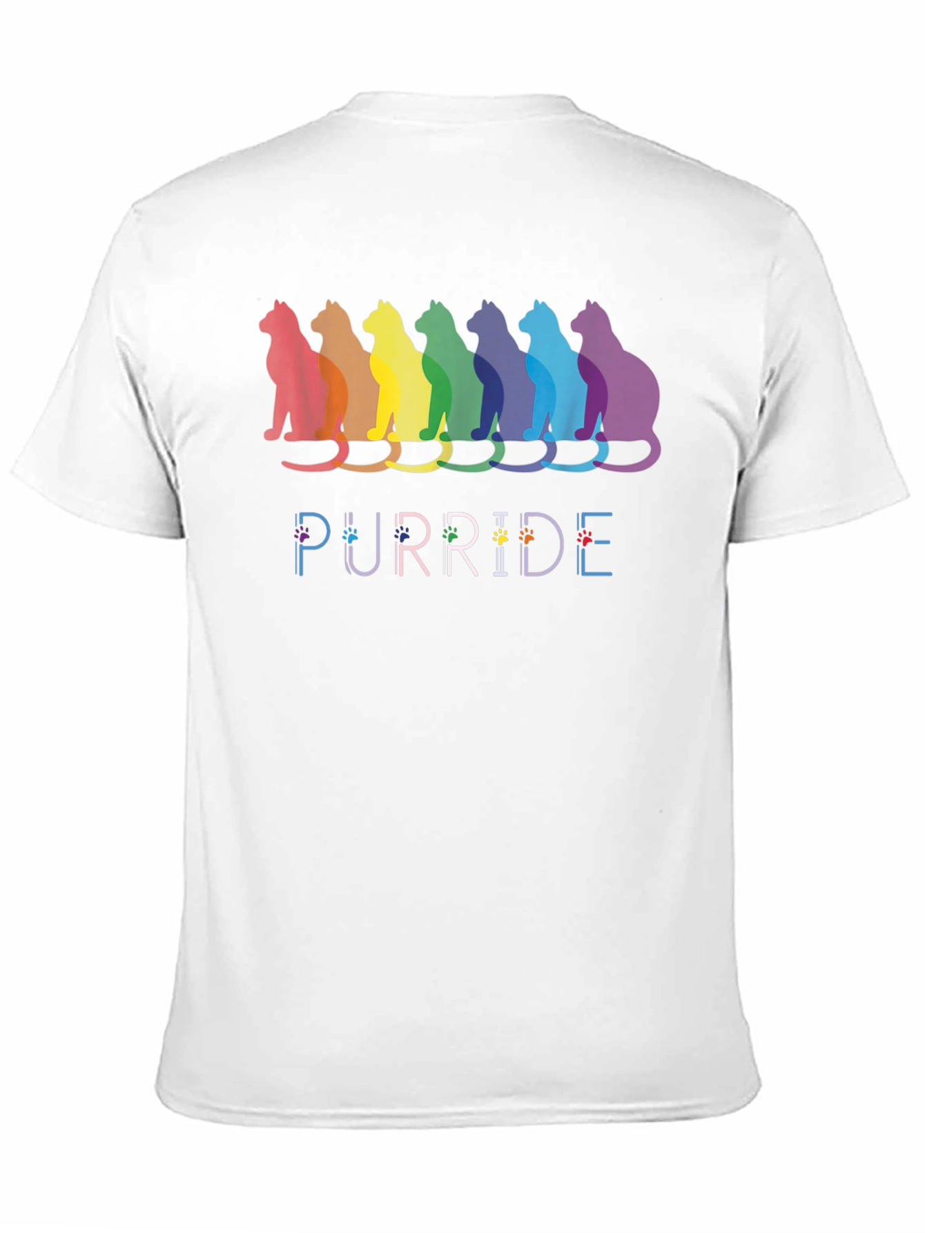 Black Purride Cat Pride T-Shirt view 11