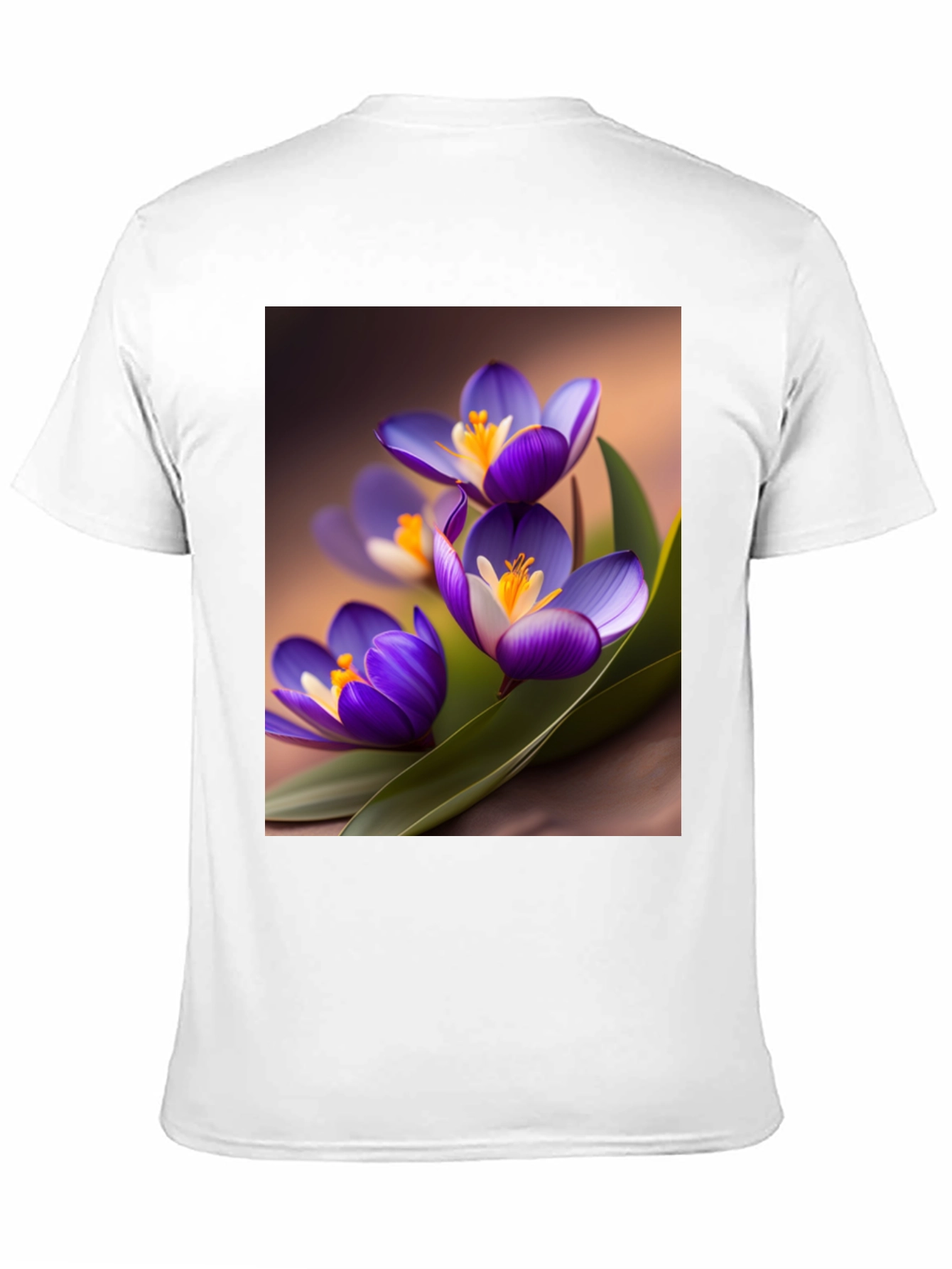 Black Floral Crocus Graphic Tee - Black view 11