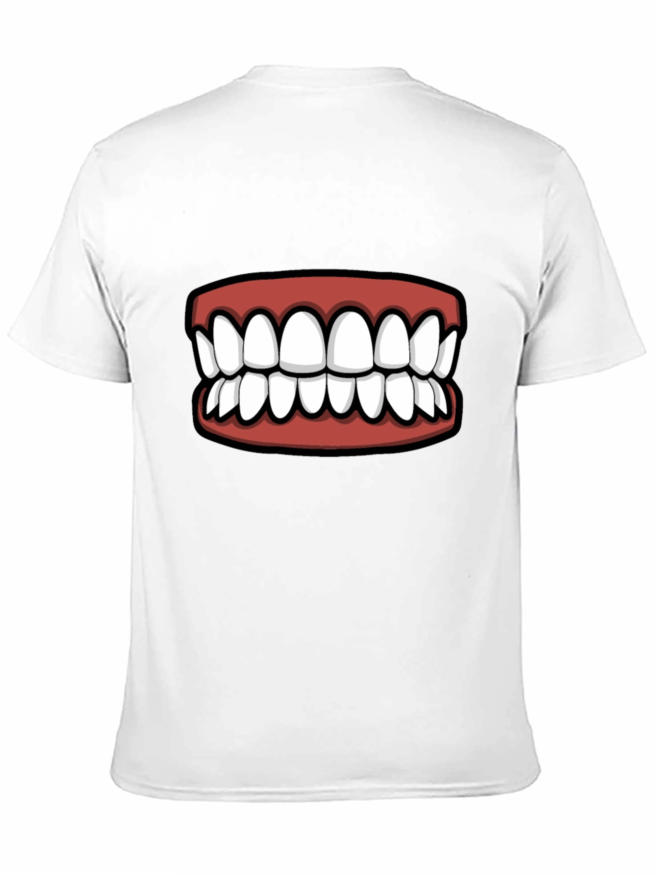 Black Funny Teeth Graphic T-Shirt - Statement Tee view 11