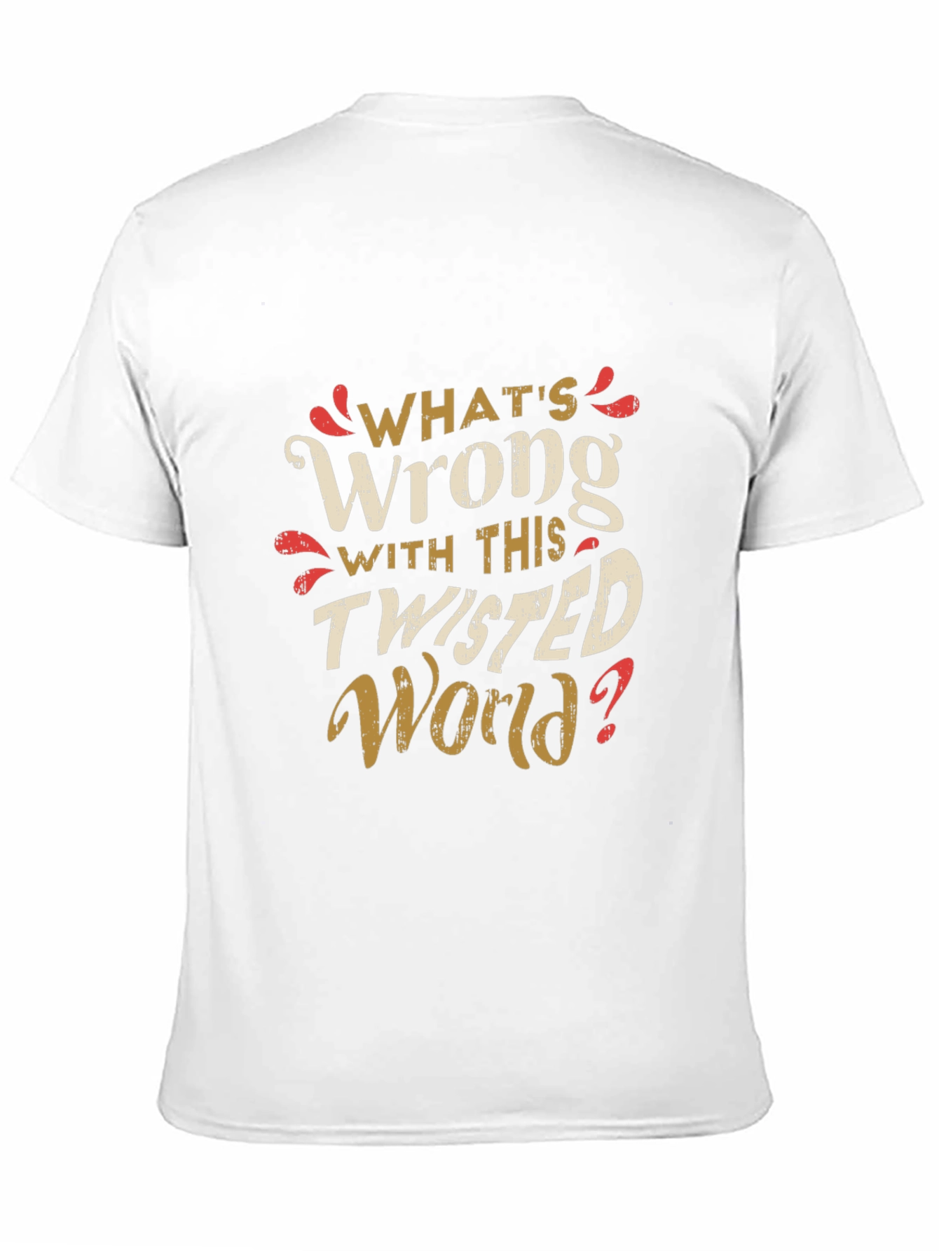 Black Twisted World Graphic Tee view 11