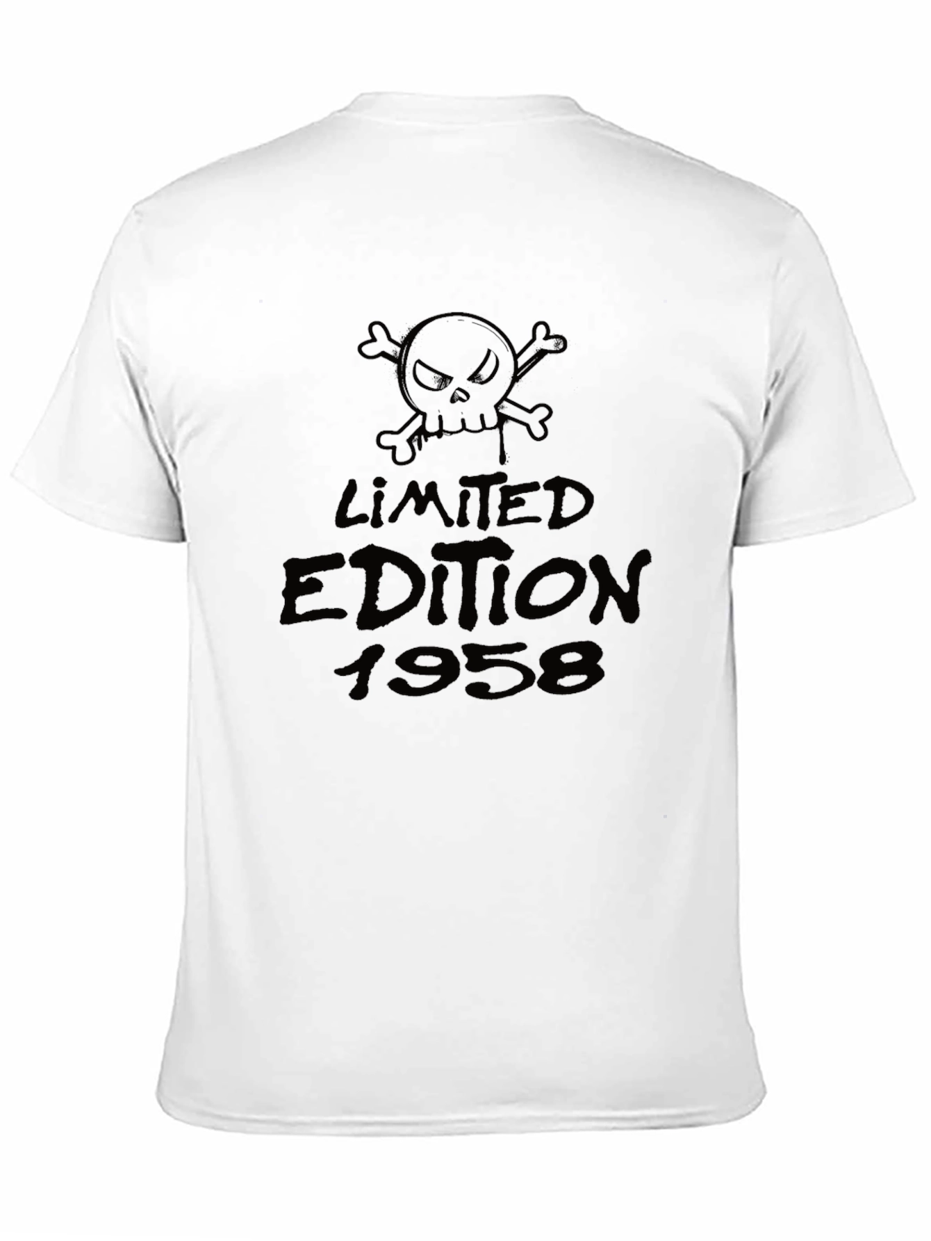 Black Limited Edition 1958 Skull Graphic Black Tee view 11