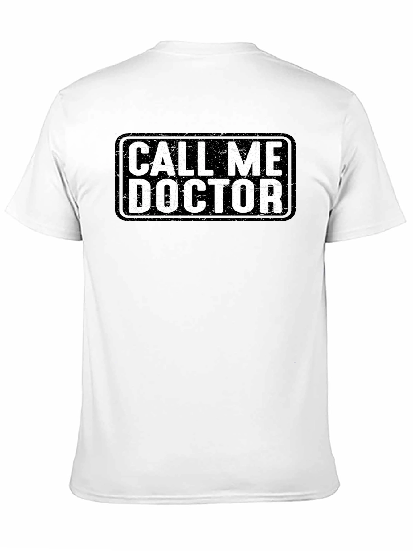 Black Call Me Doctor Graphic Tee - Novelty T-Shirt view 11