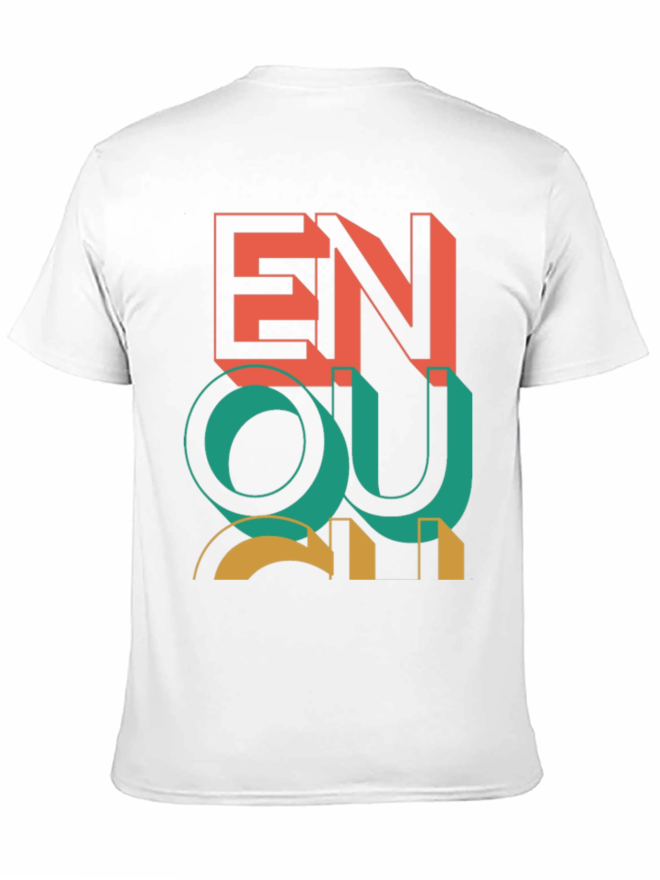 Black Abstract Graphic Print T-Shirt view 11