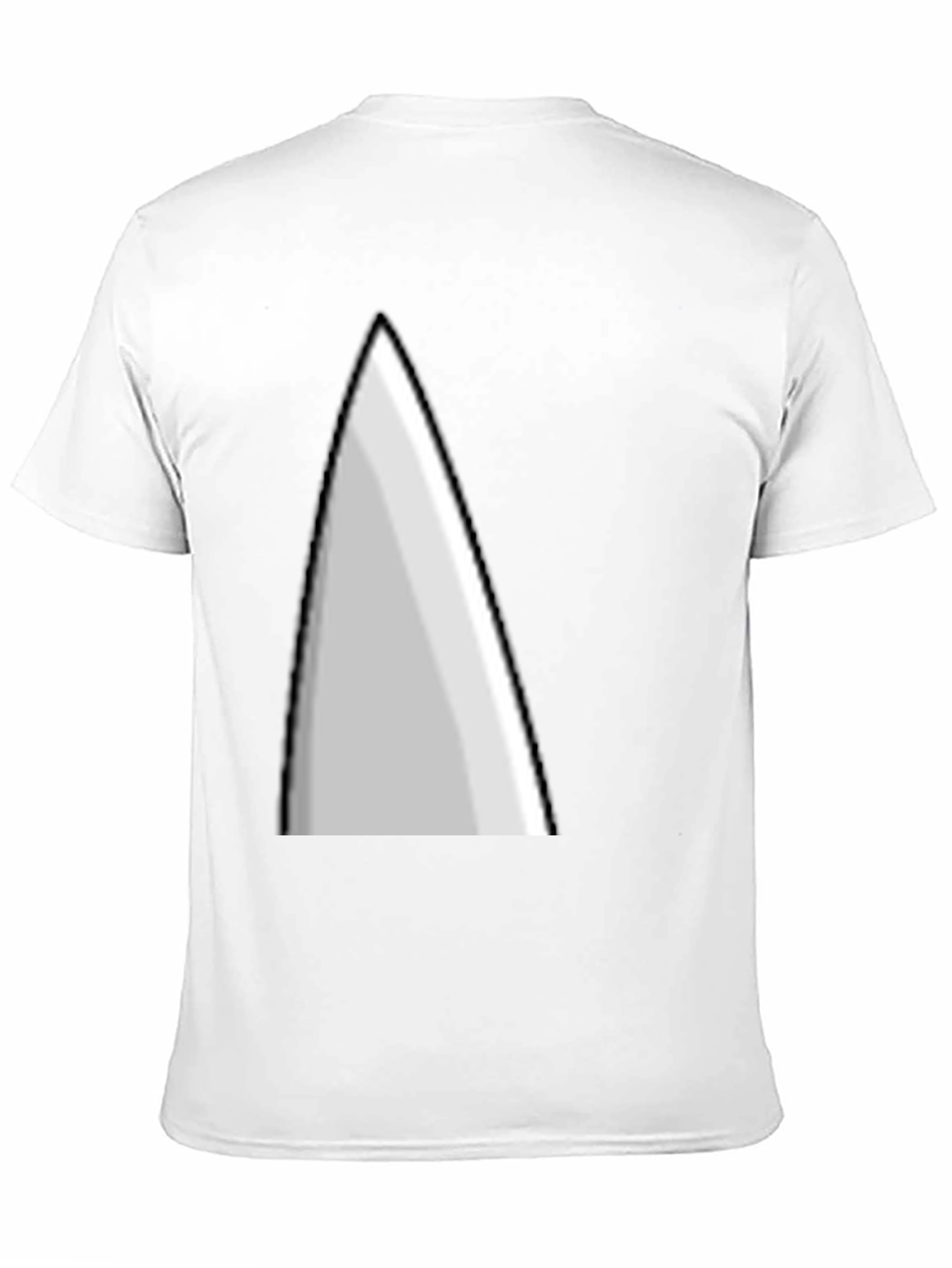 Black Minimalist Triangle Graphic Tee - Stylish Casual Wear view 11