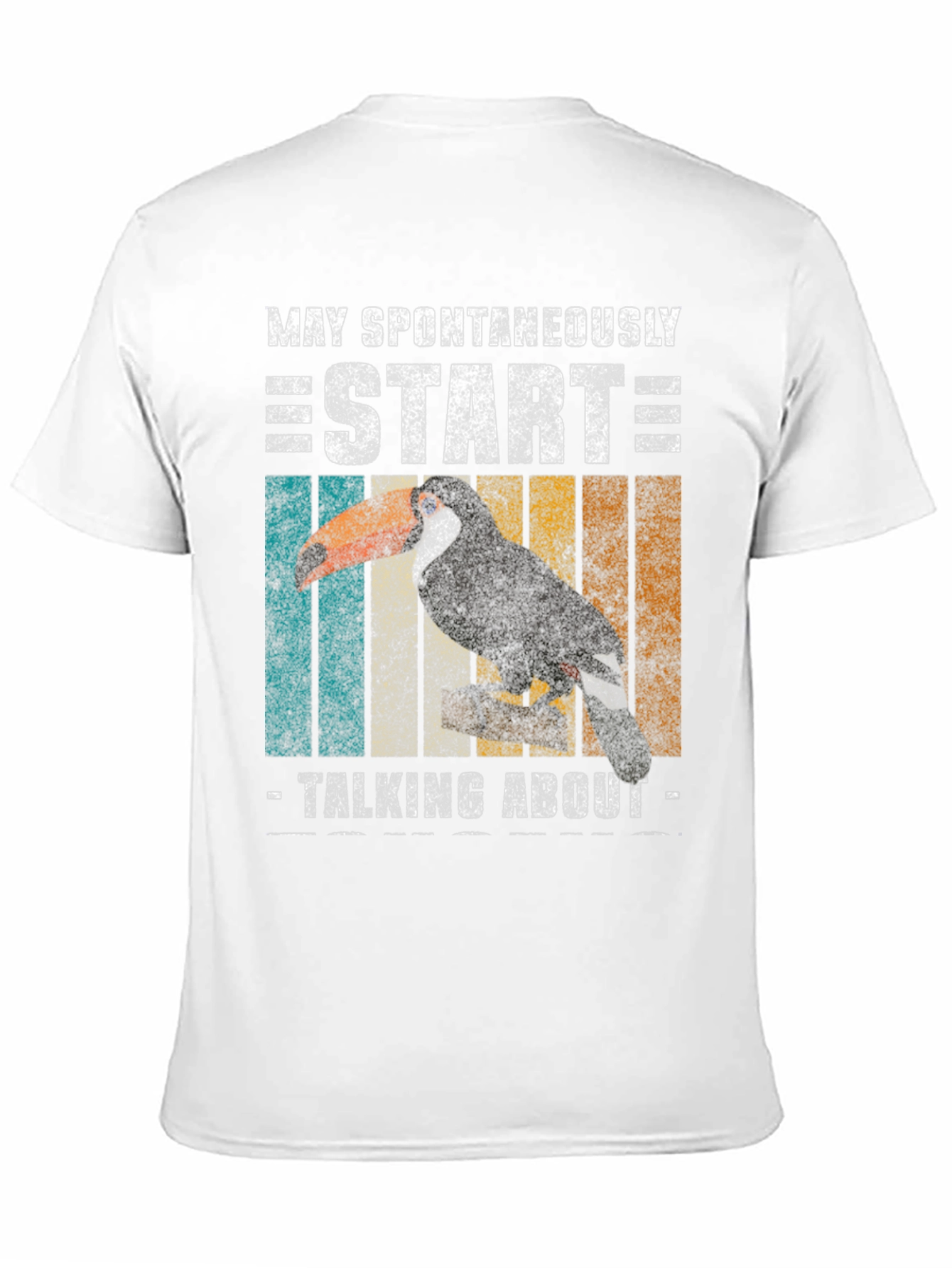 Black Toucan Enthusiast Tee: May Spontaneously Start Talking! view 11