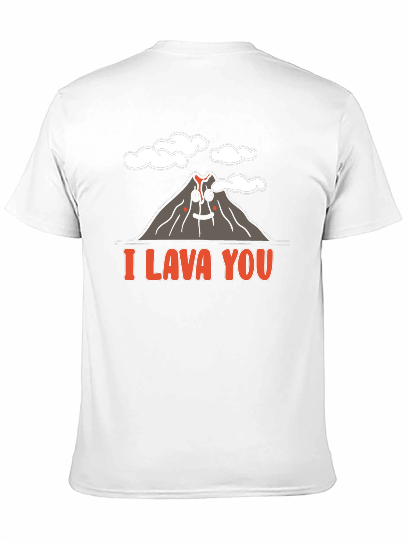 Black I Lava You Graphic T-Shirt - Volcano Love Pun view 11