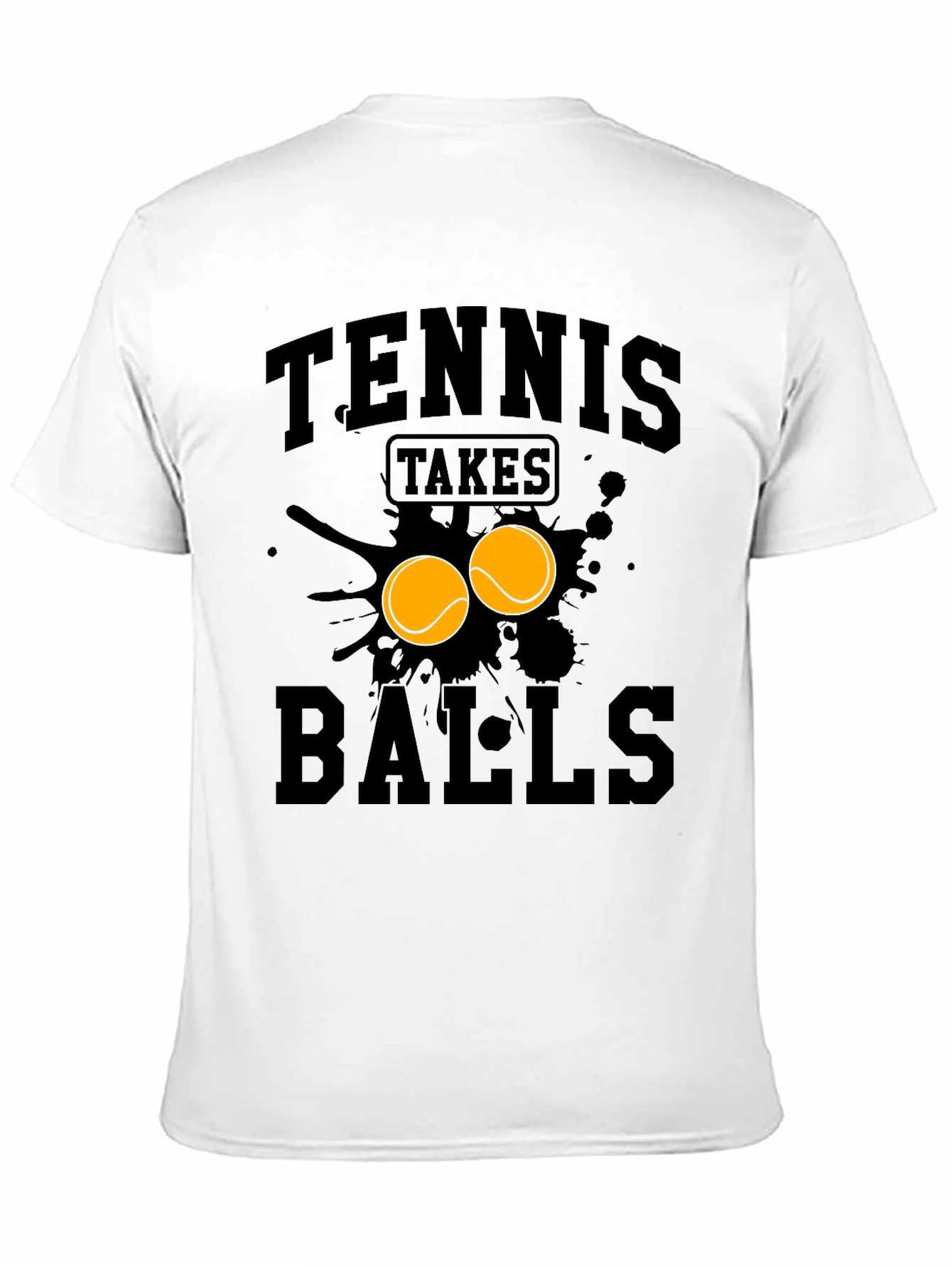 Tennis Takes Balls Graphic T-Shirt - 11