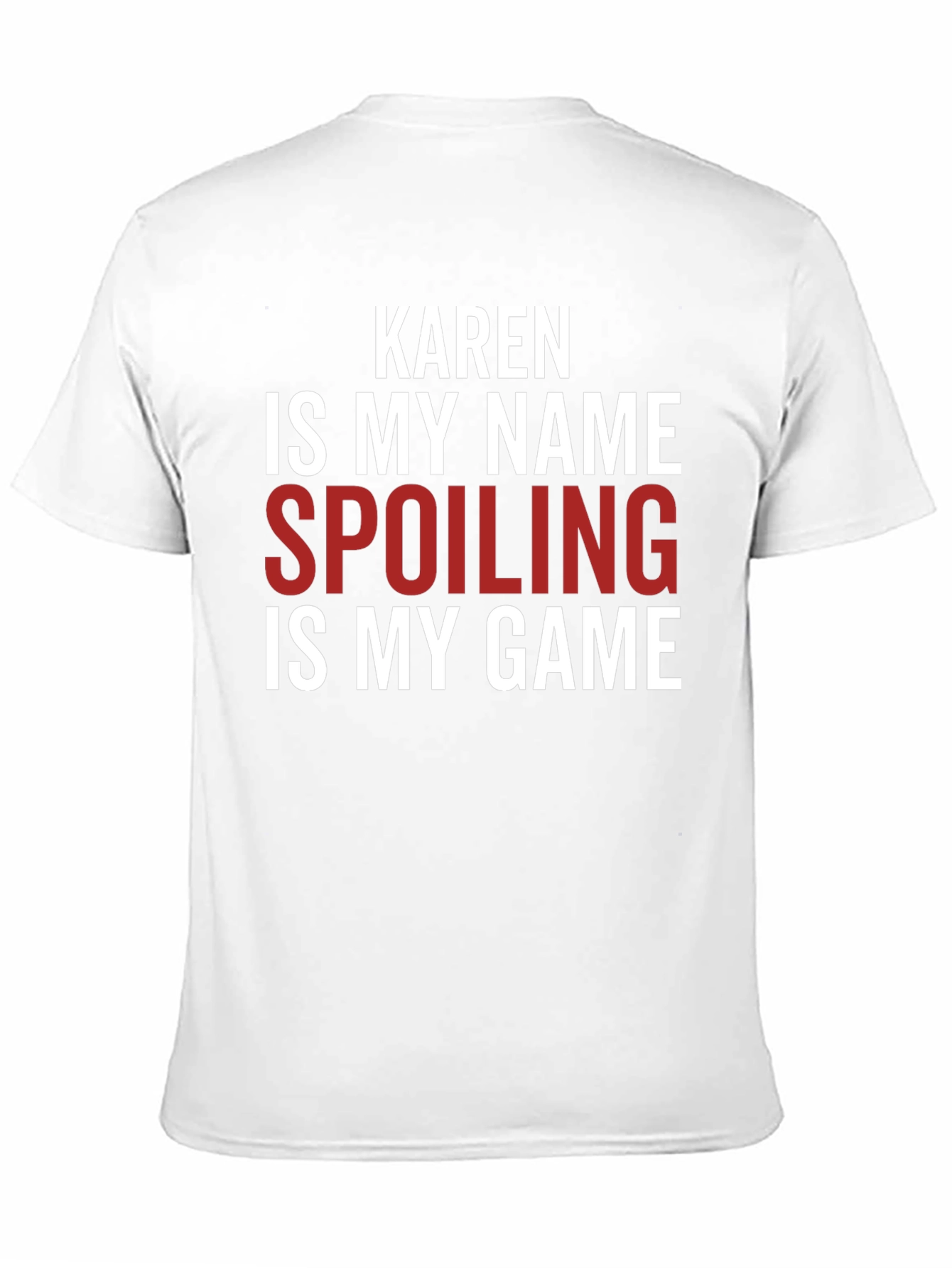 Black Karen Spoiling is My Game Funny Slogan T-Shirt view 11