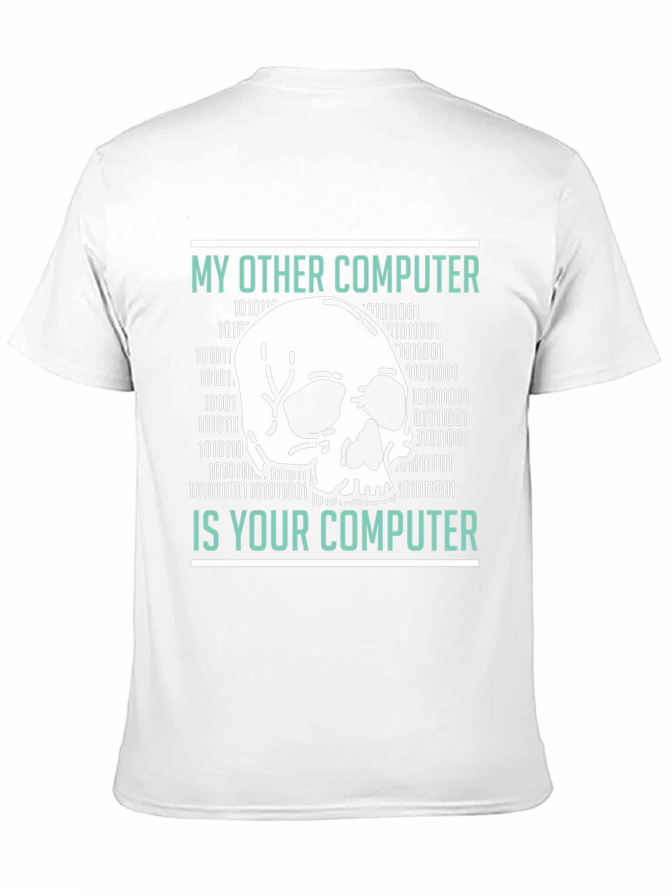 Black My Other Computer T-Shirt - Hacking Design view 11