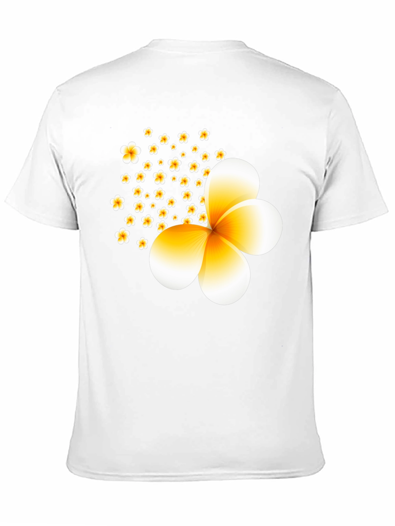 Black Floral Print Black T-Shirt view 11