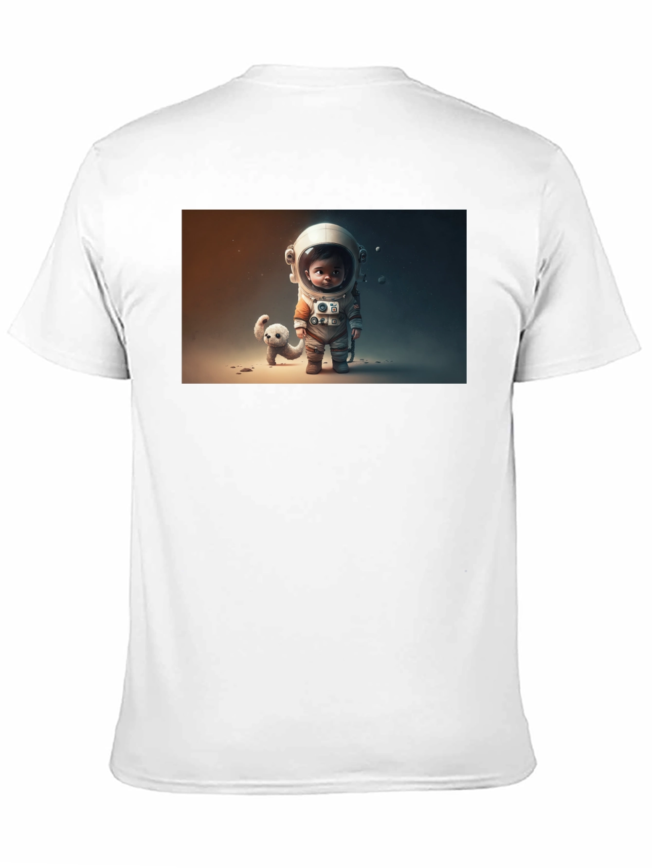 Black Astronaut & Friend Graphic Tee - Black view 11