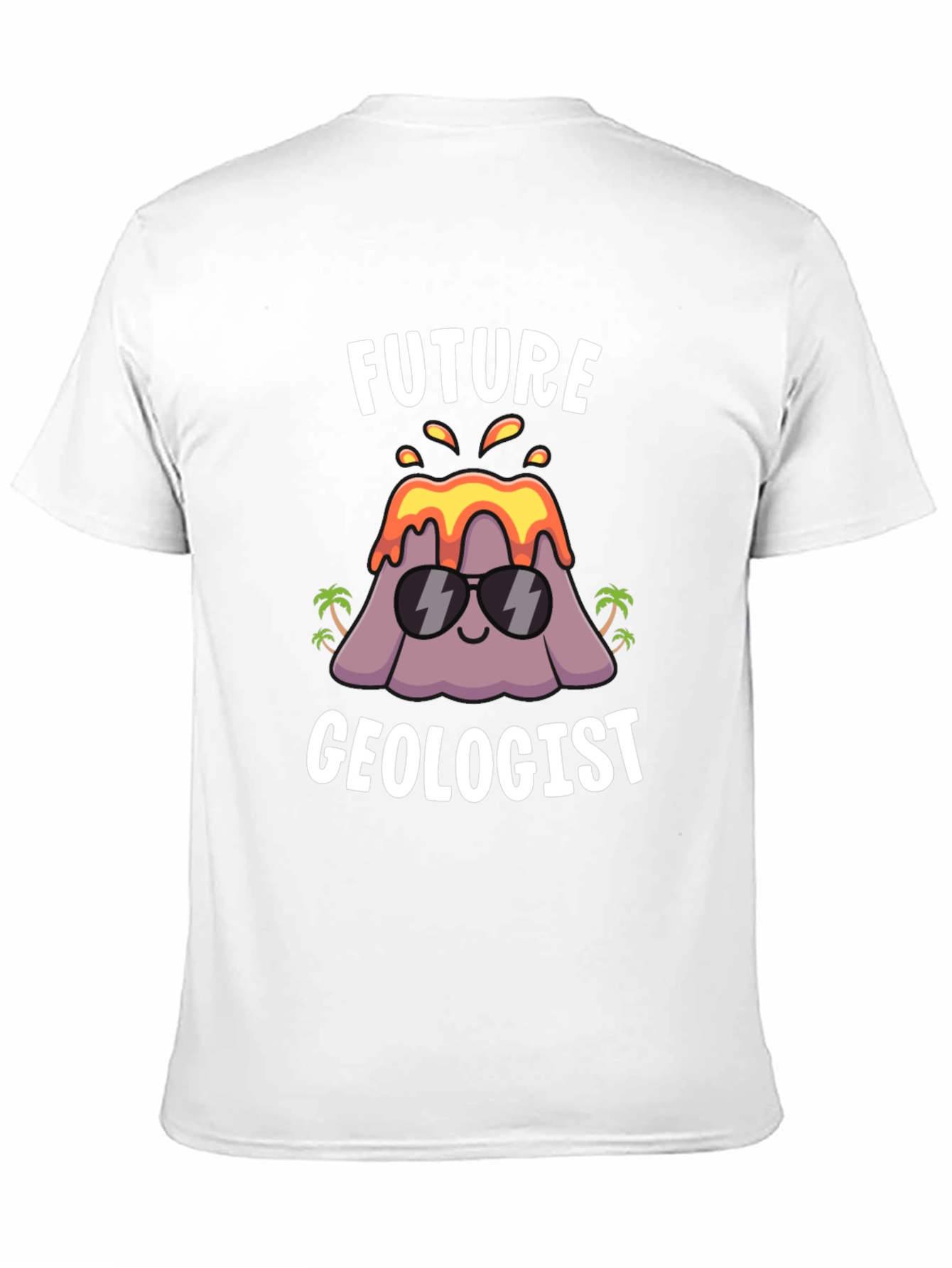 Black Future Geologist Volcano T-Shirt view 11