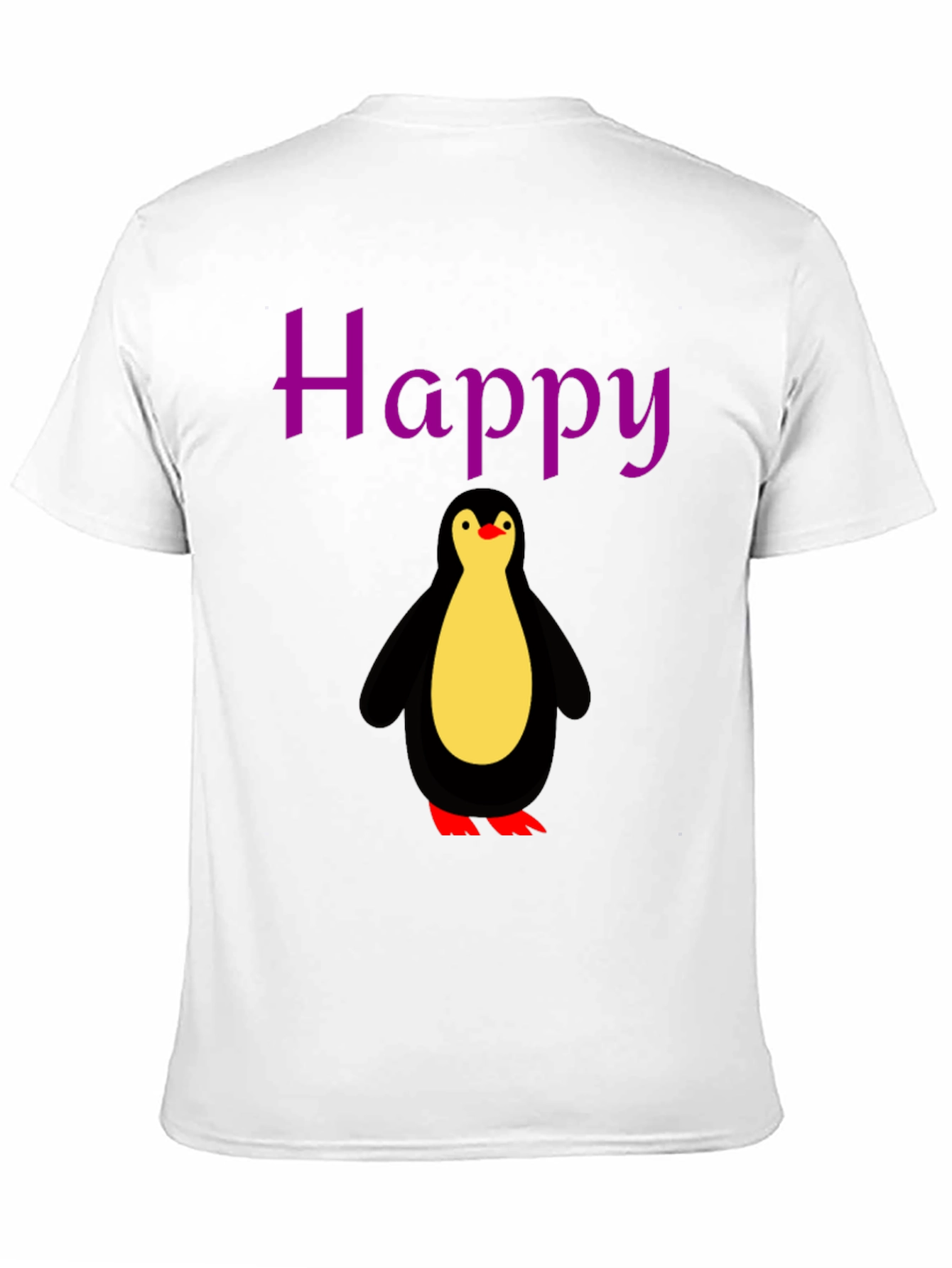Black Happy Penguin Graphic Tee - Black view 11