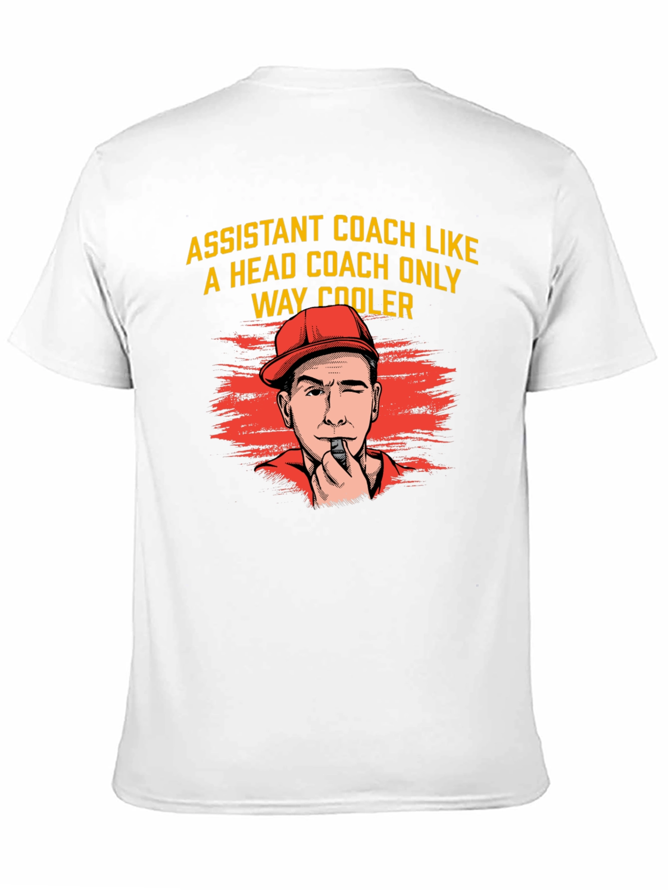 Black Assistant Coach Graphic Tee - Way Cooler Design! view 11