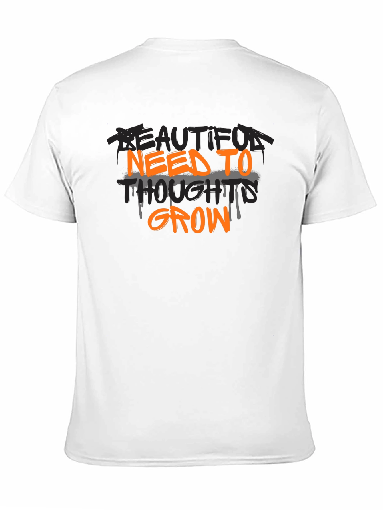 Black Need to Grow T-Shirt - Bold Graphic Tee view 11