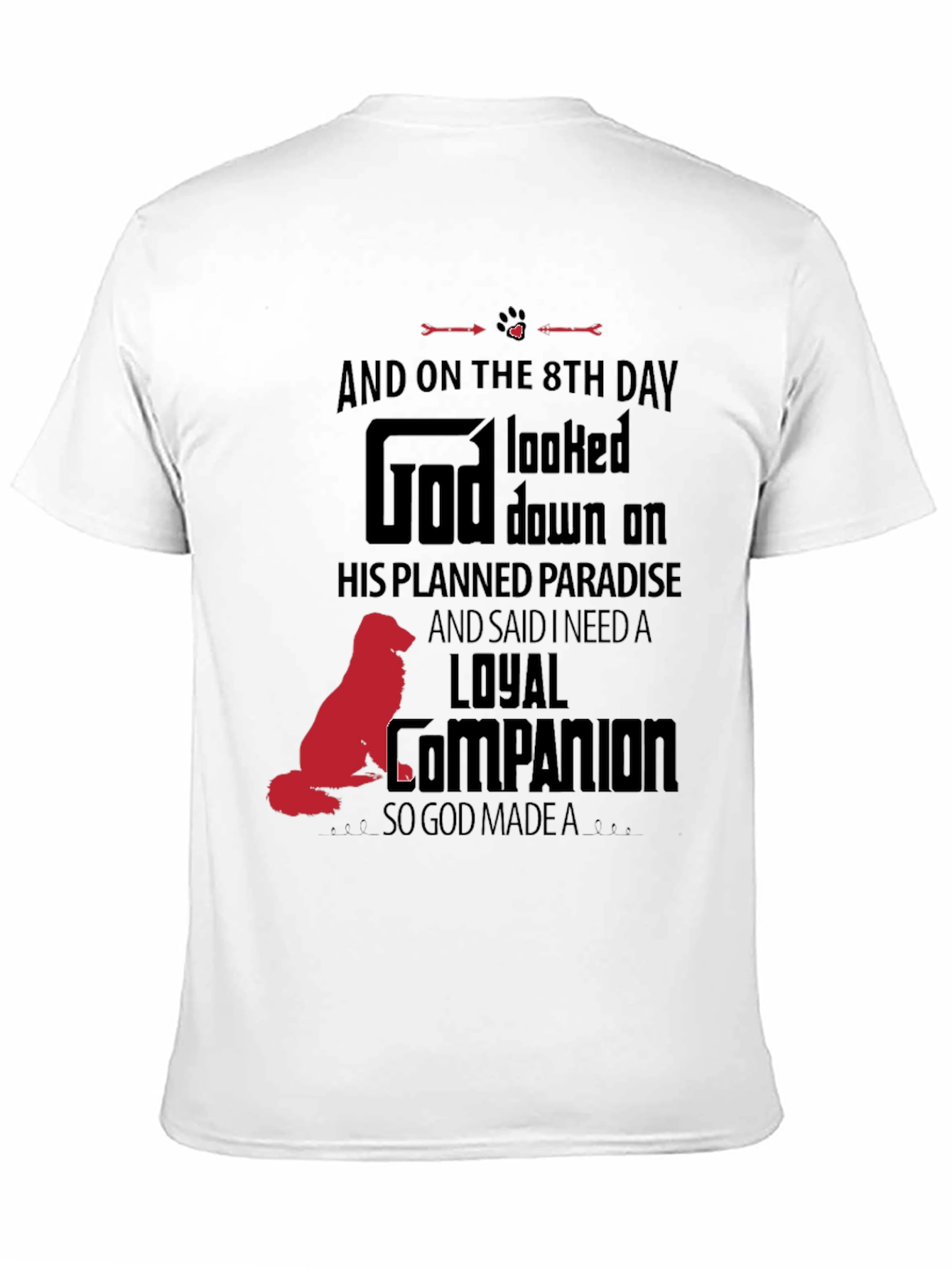 Dog Lover T-Shirt: Loyal Companion Design - 11