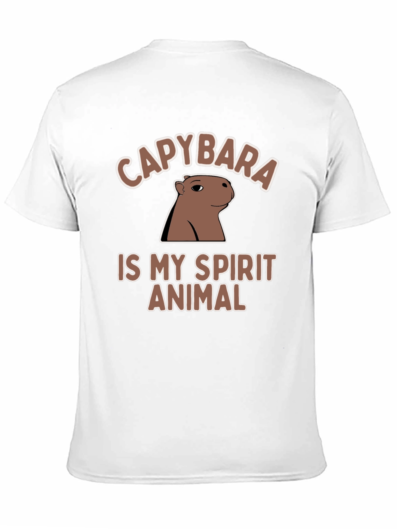 Black Capybara Spirit Animal T-Shirt - Unique Graphic Tee view 11