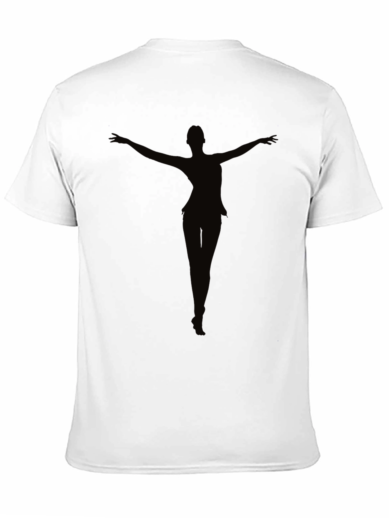 Black Black Silhouette Dancer Graphic Tee view 11