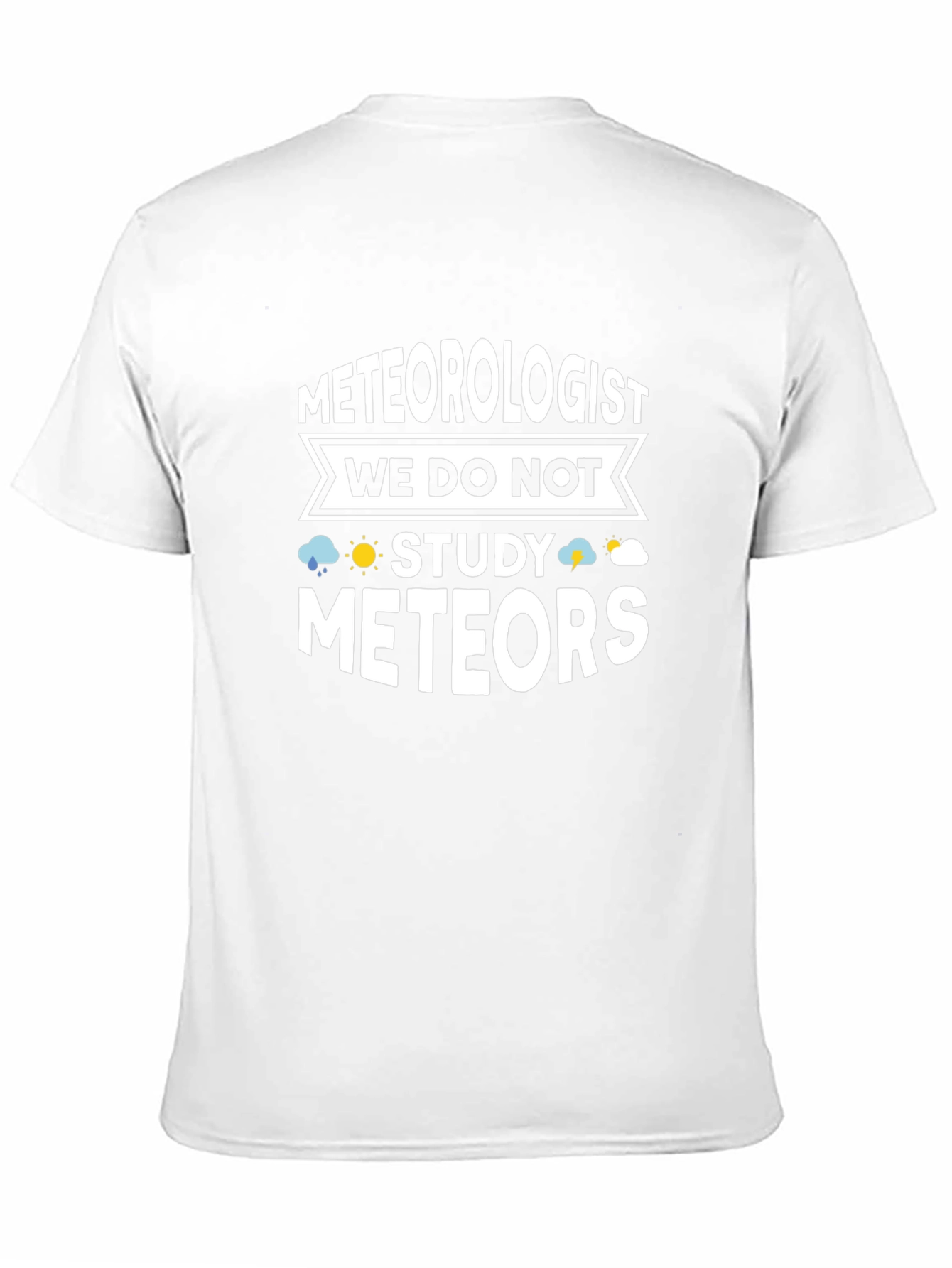 Black Meteorologist Study Funny T-Shirt view 11