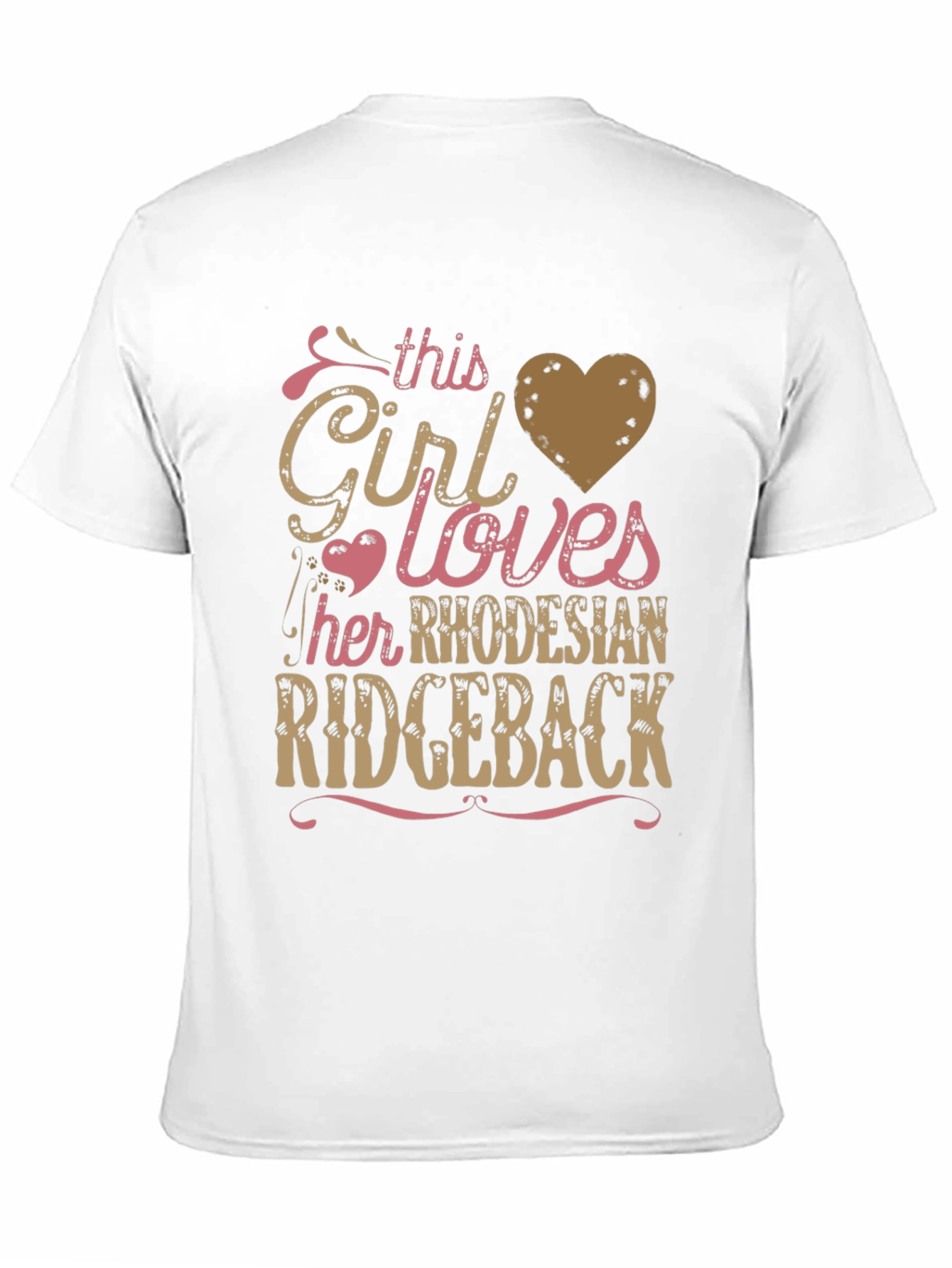 Black Rhodesian Ridgeback Lover T-Shirt - Girl's Best Friend Tee view 11