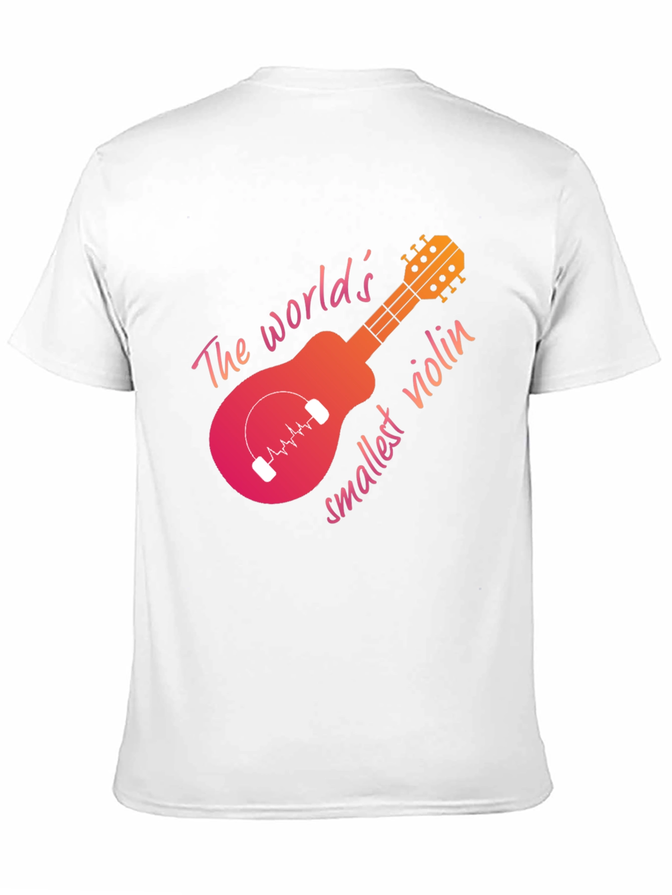 Black World's Smallest Violin Graphic Tee - Black view 11