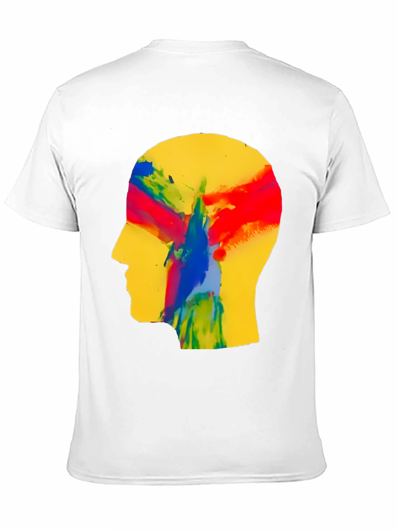 Black Abstract Mind T-Shirt - Artistic Expression view 11