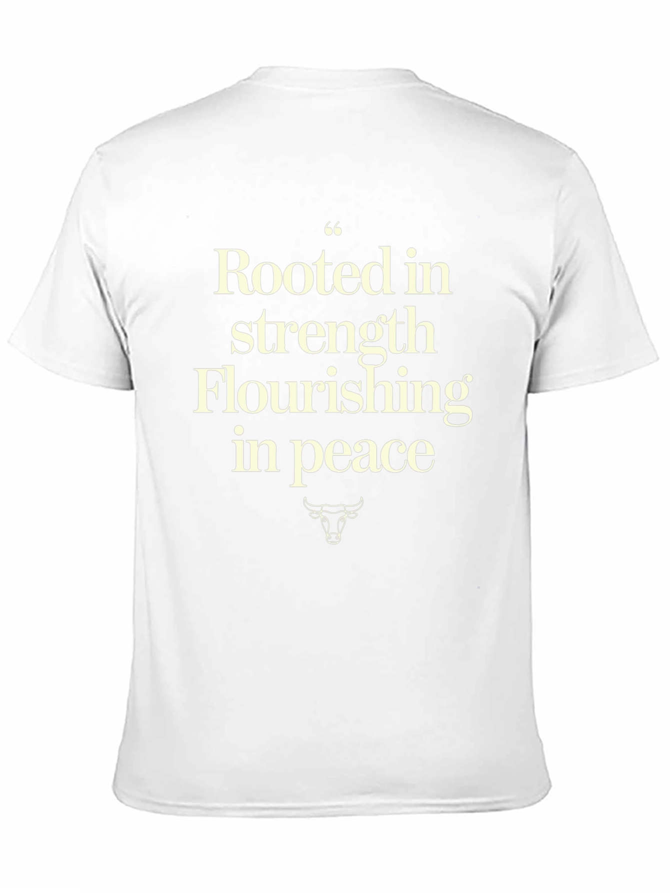 Black Rooted in Strength Graphic Tee - Black Casual T-Shirt view 11