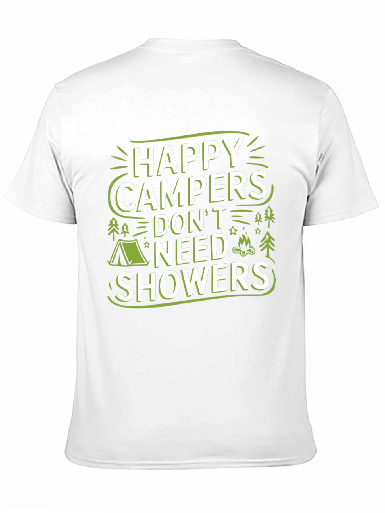 Black Happy Campers Graphic T-Shirt view 11