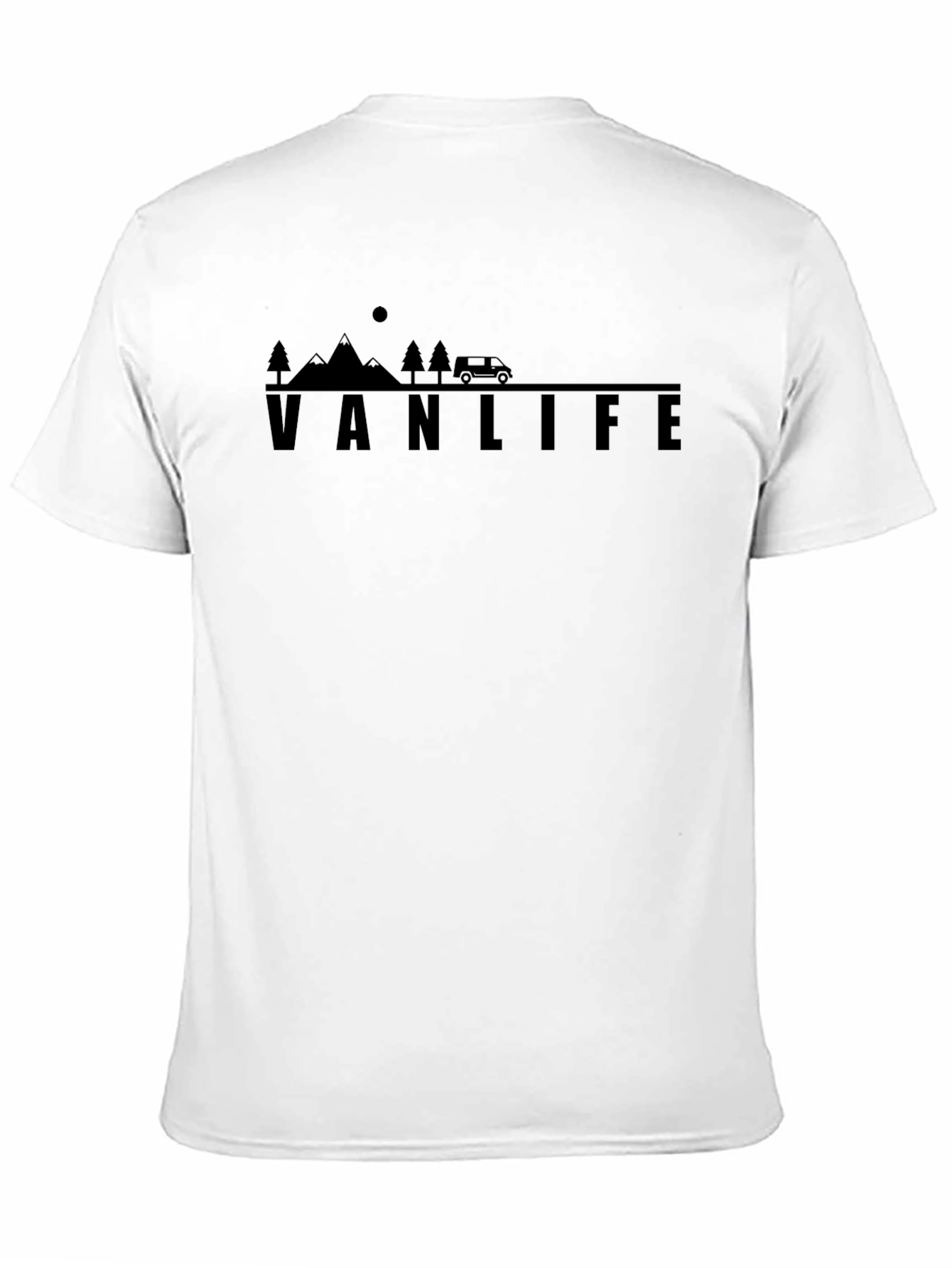 Black Van Life Graphic Tee - Adventure Awaits! view 11
