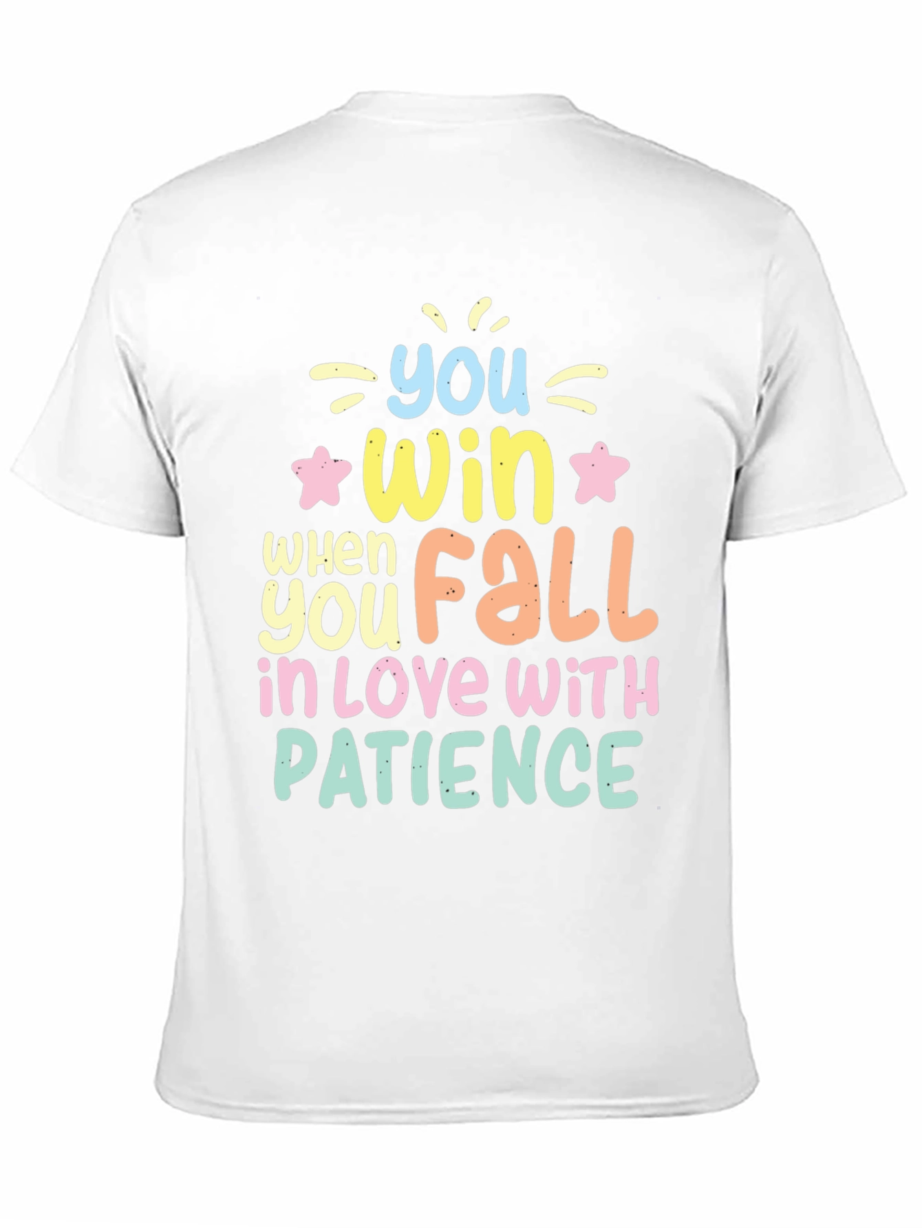 Black Win With Patience T-Shirt - Inspiring Graphic Tee view 11