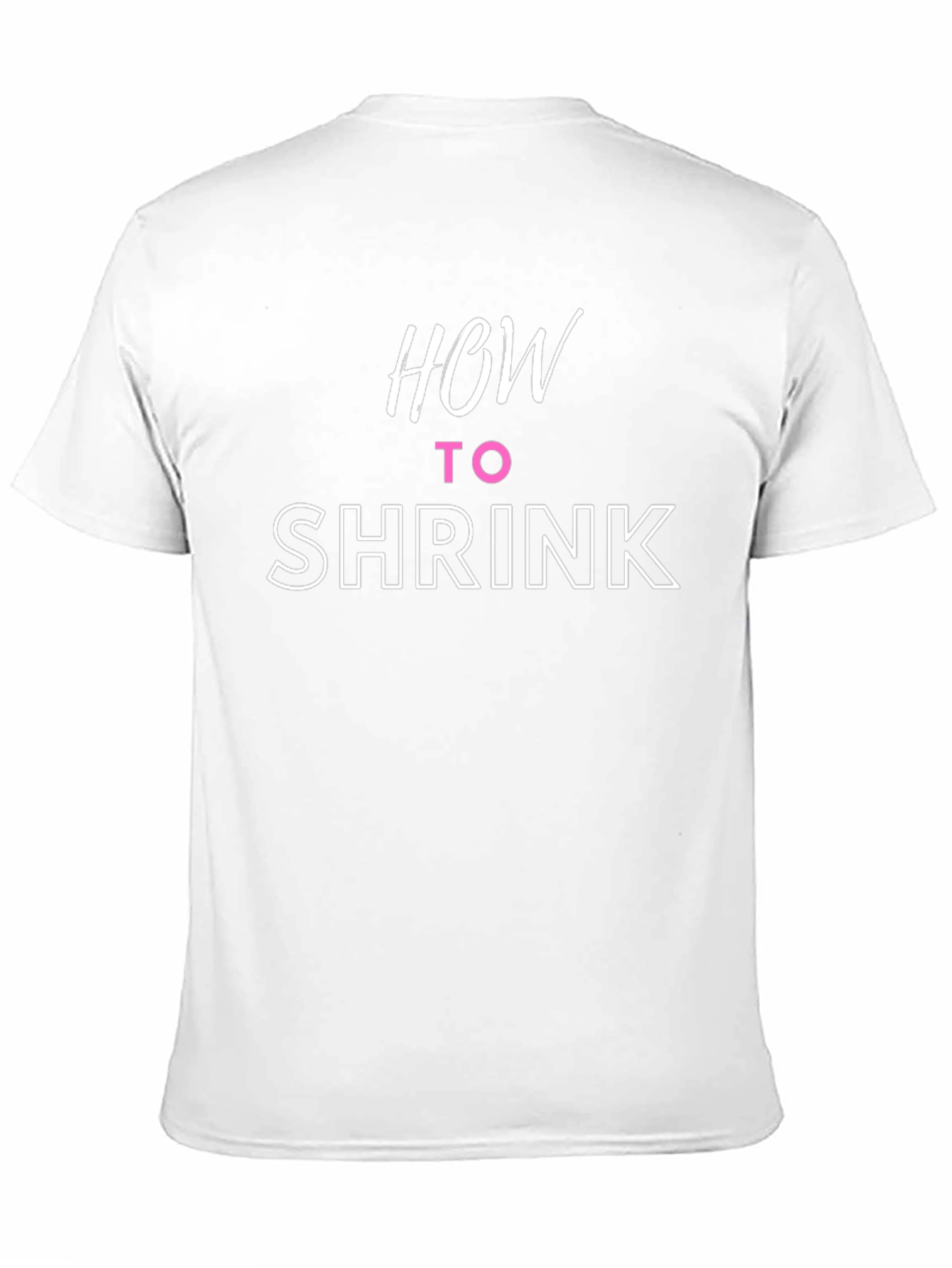Black How to Shrink T-Shirt - Funny Graphic Tee view 11