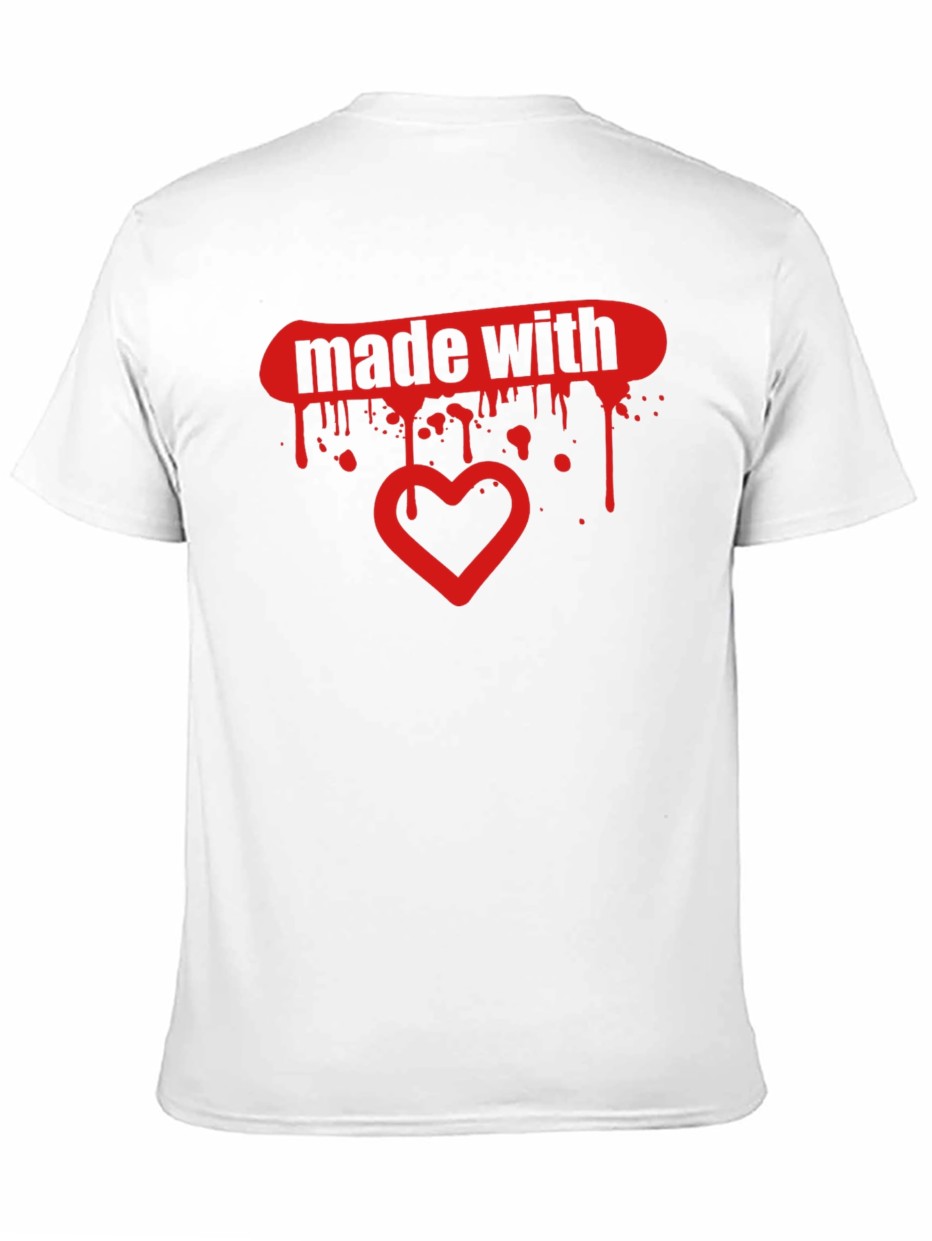 Black Made With Love Graphic Tee - Soft Black Cotton T-Shirt view 11